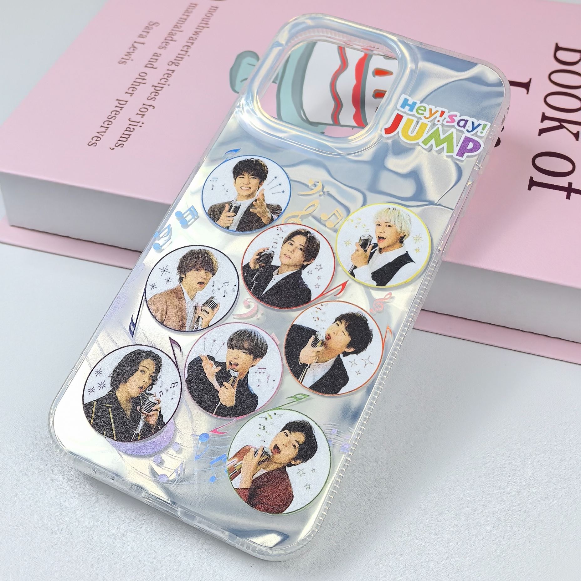 レーザーグラデーションスマートフォンケース【Ryosuke Yamada/snow moon】