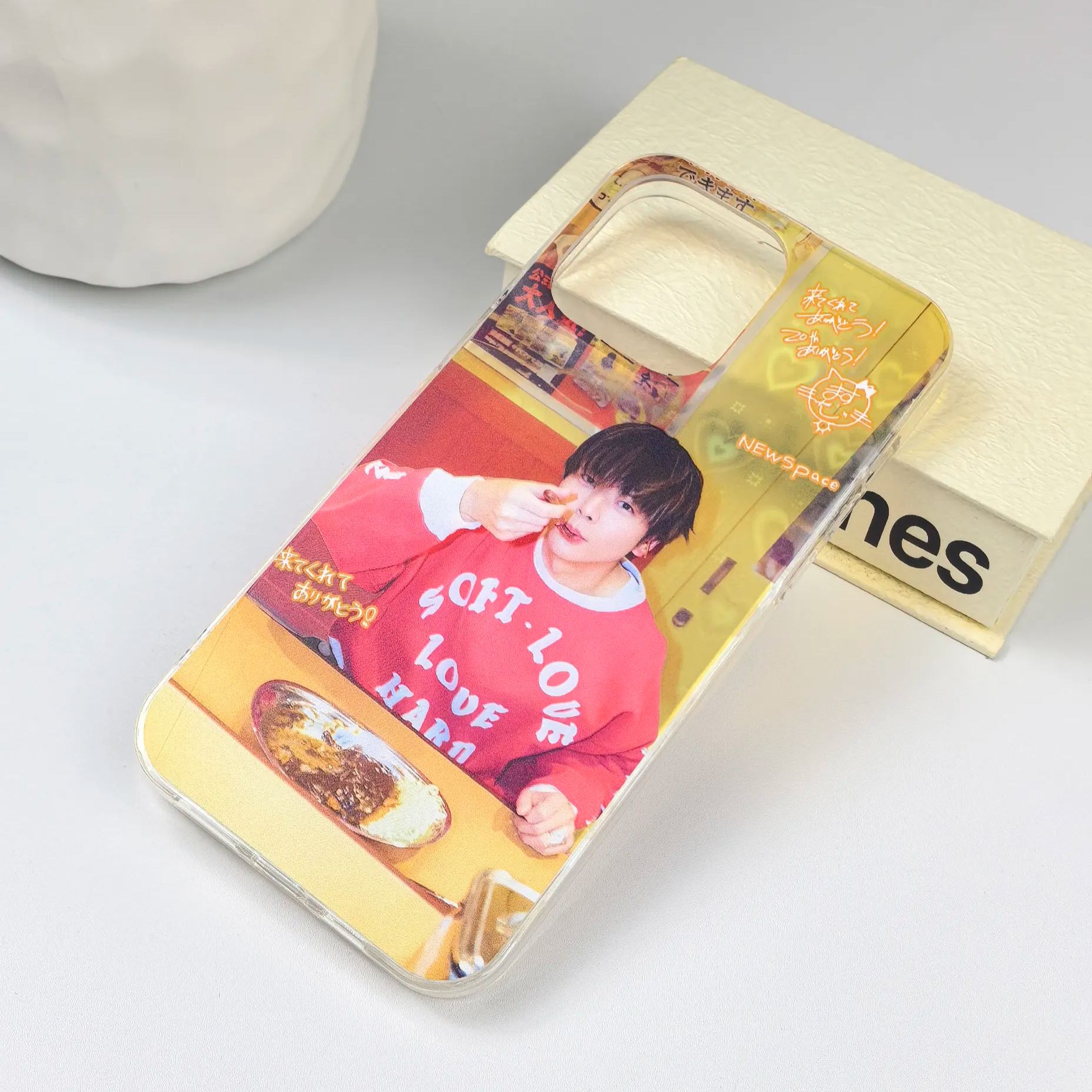 ハートレーザーグラデーションスマートフォンケース【増田貴久/喜怒哀楽】