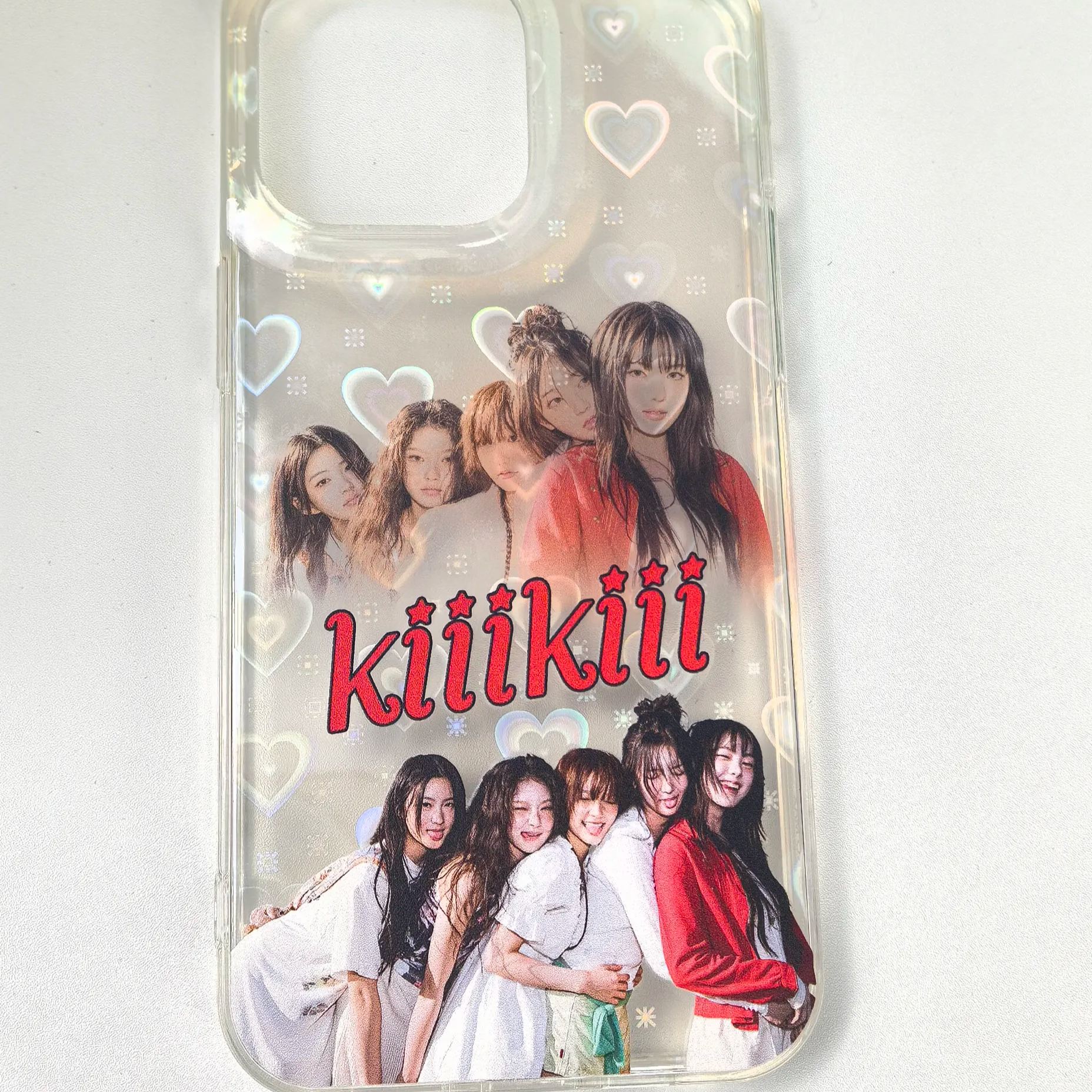 ハートレーザーグラデーションスマートフォンケース【KiiiKiii/I DO ME】