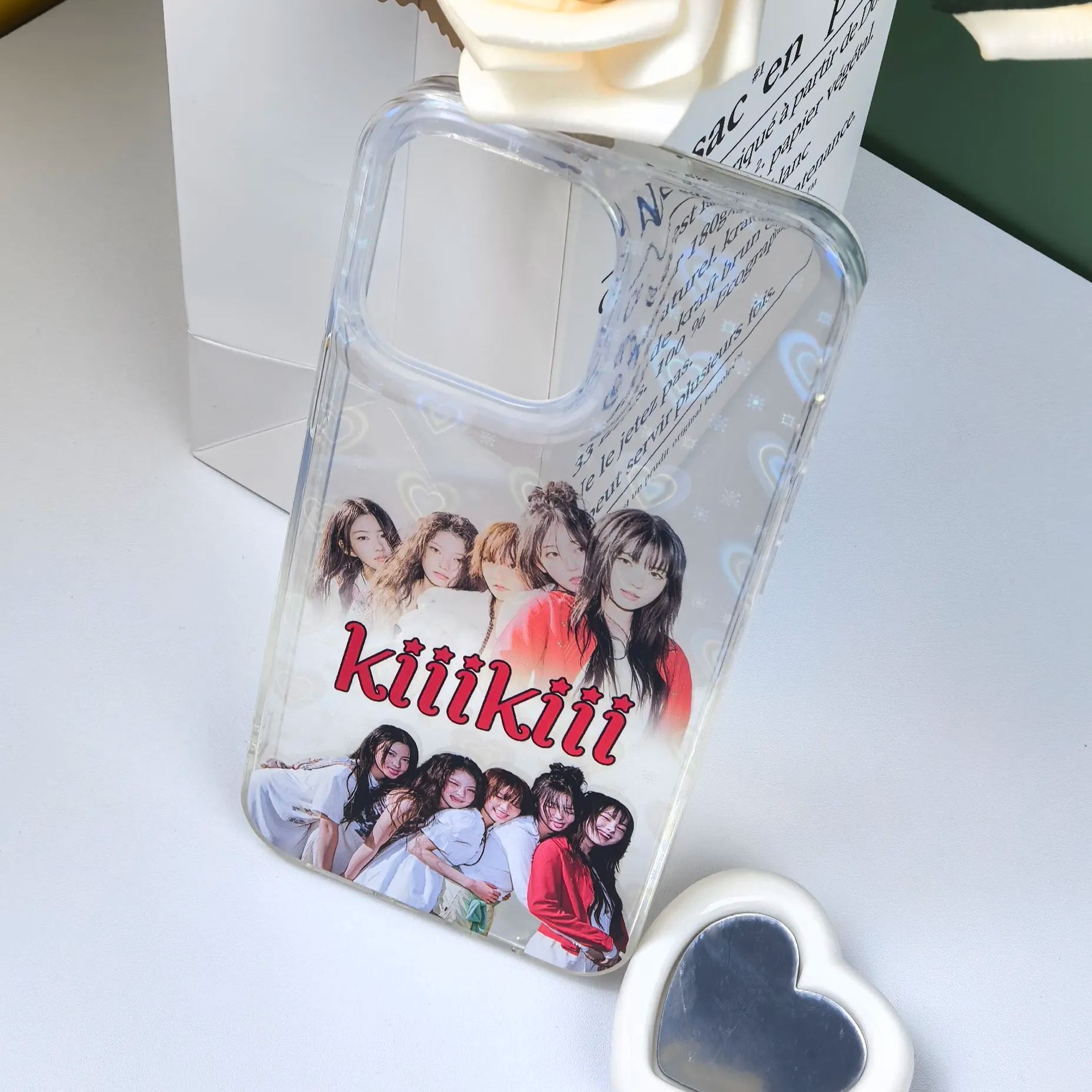 ハートレーザーグラデーションスマートフォンケース【KiiiKiii/I DO ME】