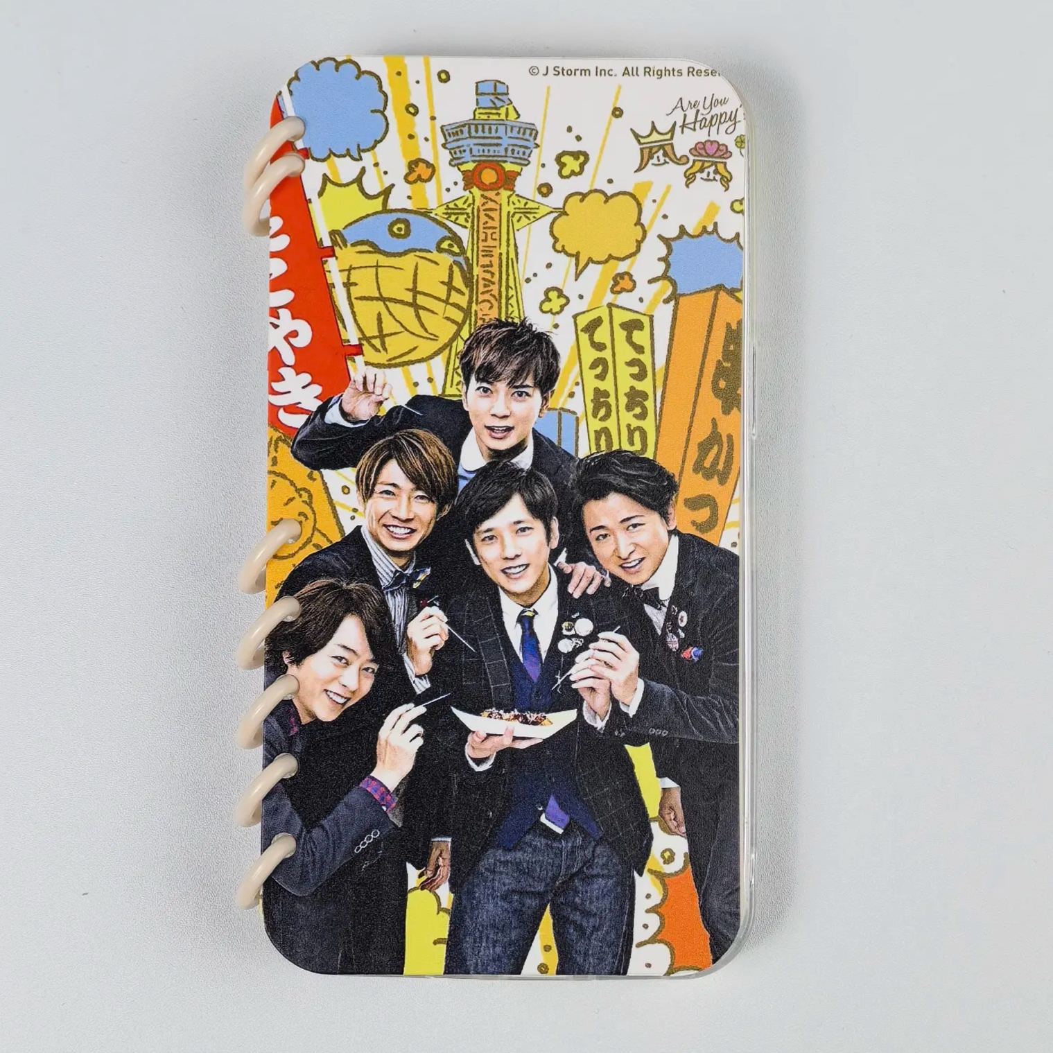 ノート型スマートフォンケース【嵐ARASHI】