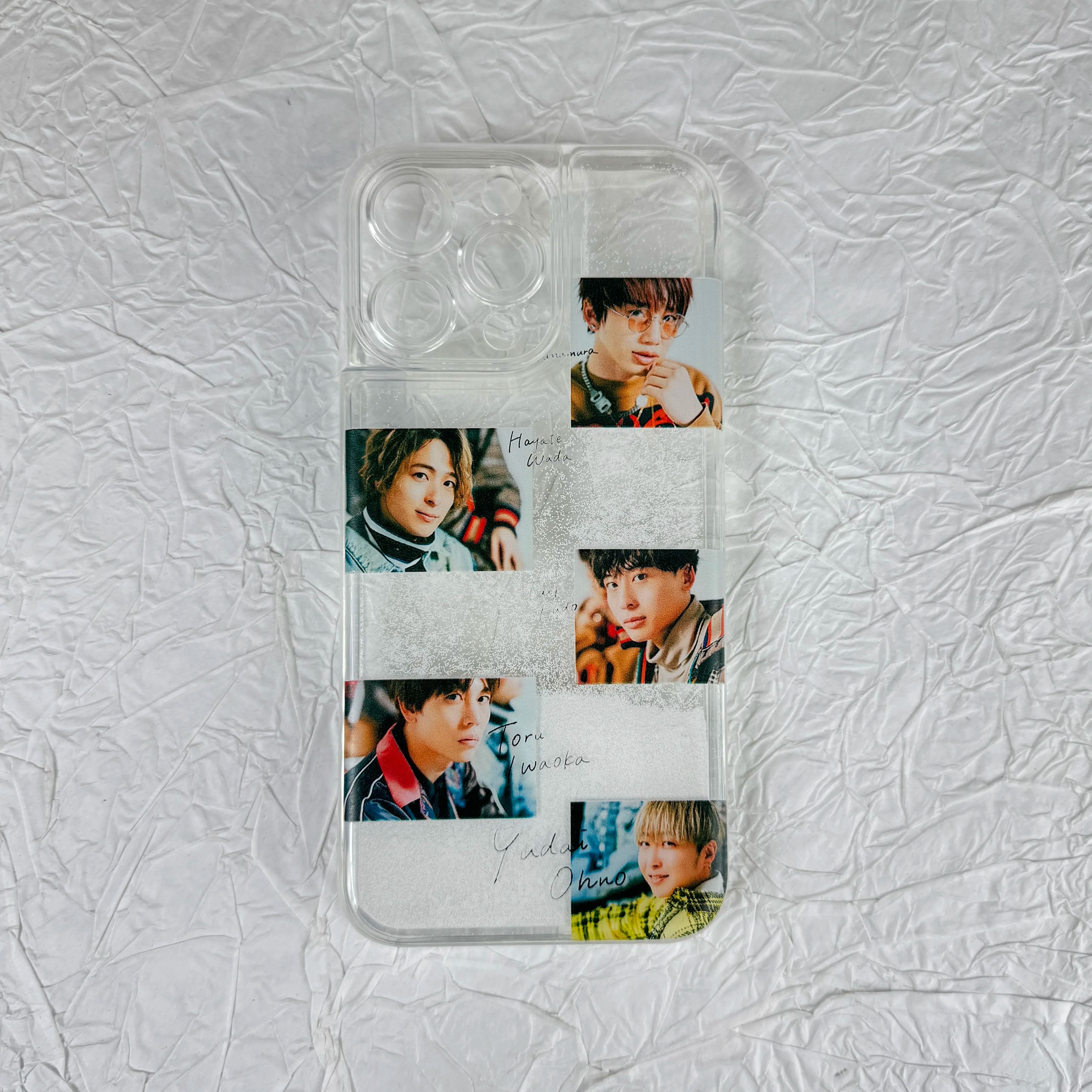 キラキラ流砂スマホケース【Da-iCE】