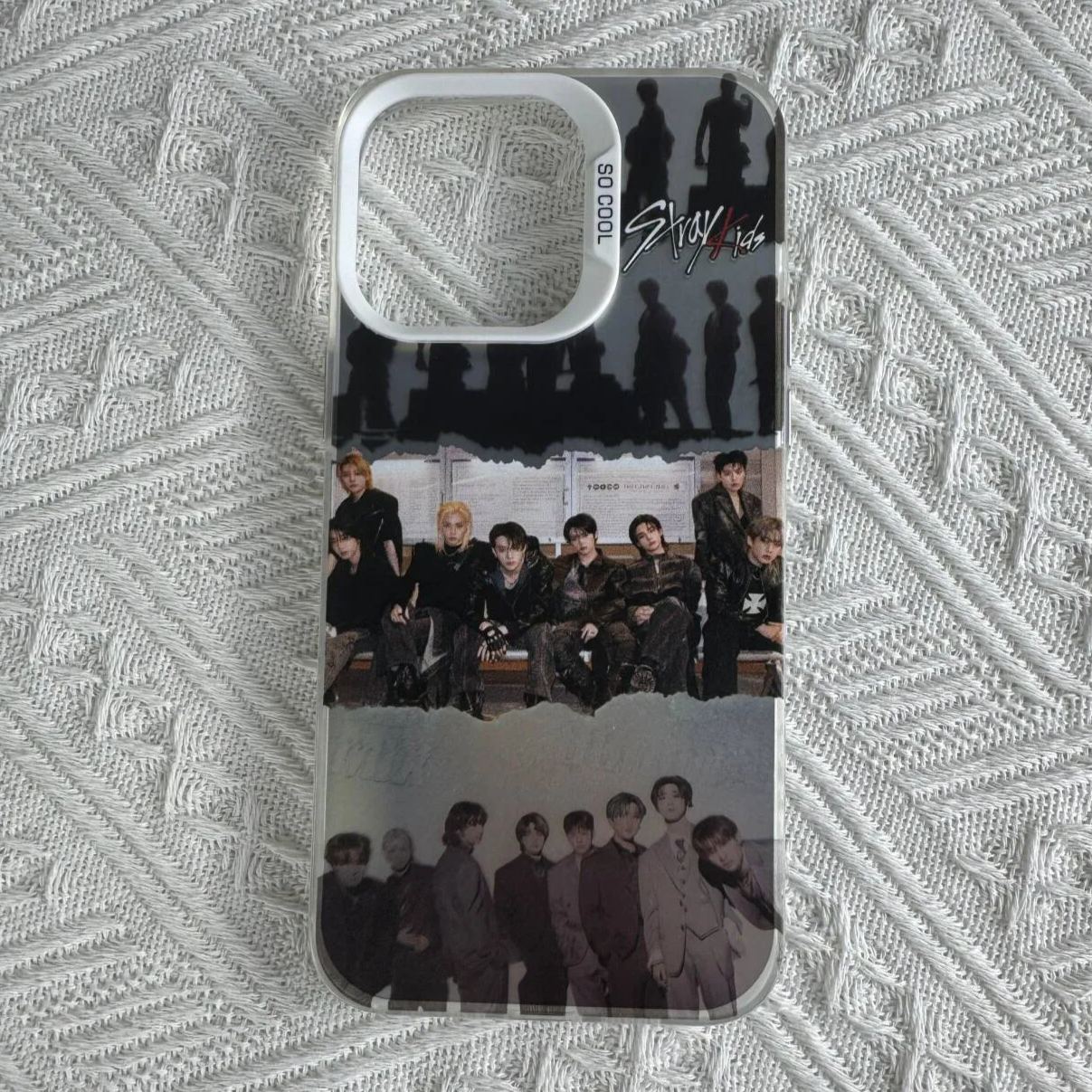 レーザーグラデーションスマートフォンケース【StrayKids/Mixtape:dominATE】