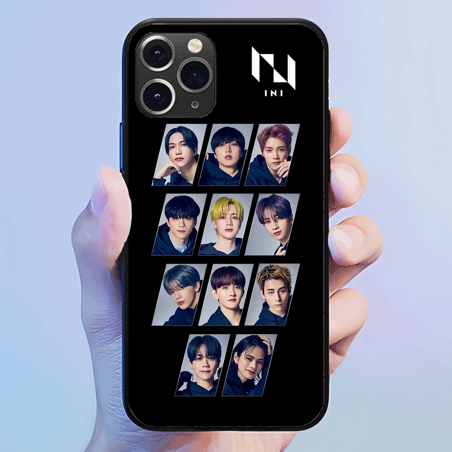 発光するスマートフォンケース 【INI】4種類