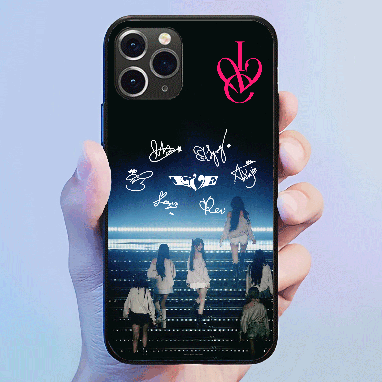 発光するスマートフォンケース 【IVE/XOXZ】