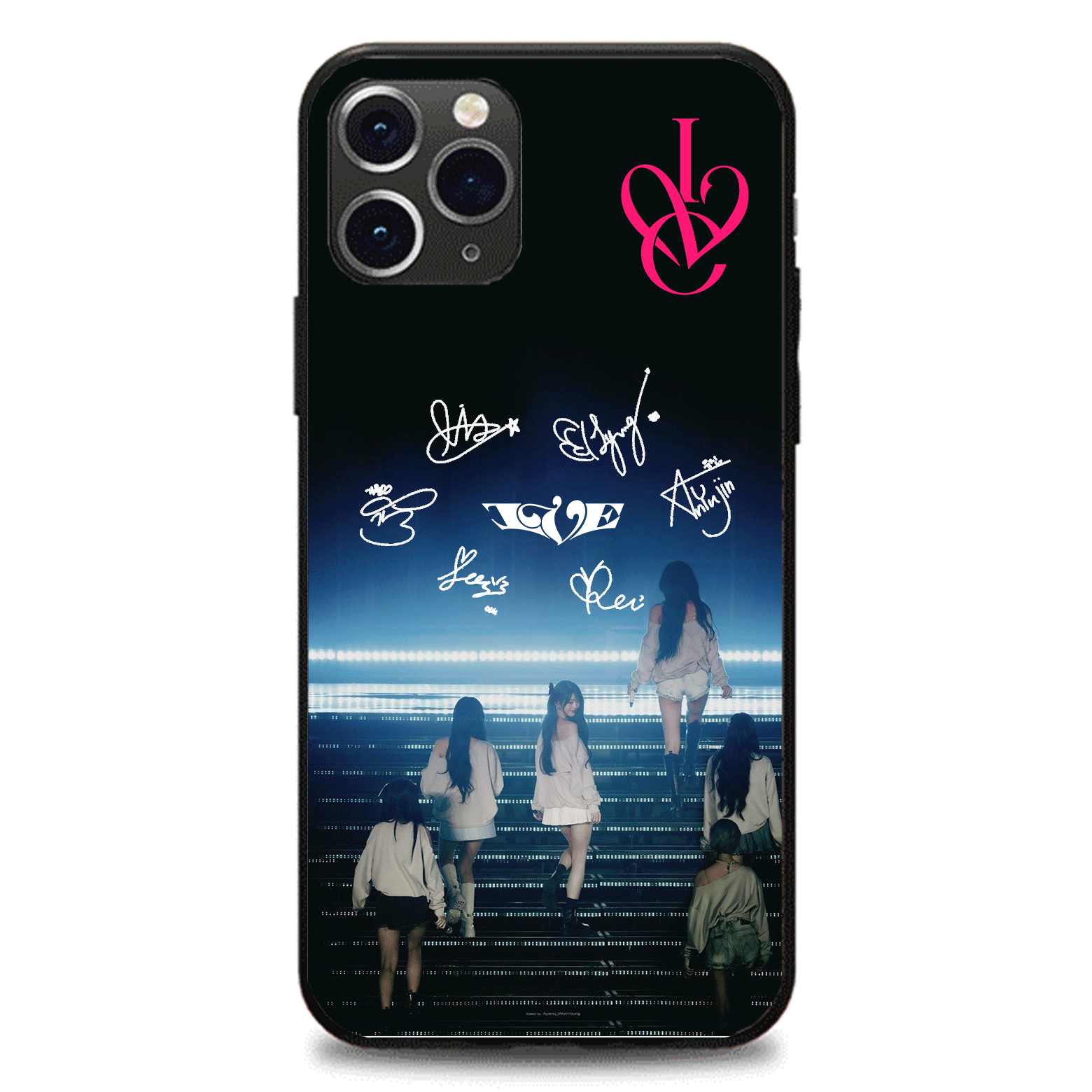 発光するスマートフォンケース 【IVE/XOXZ】