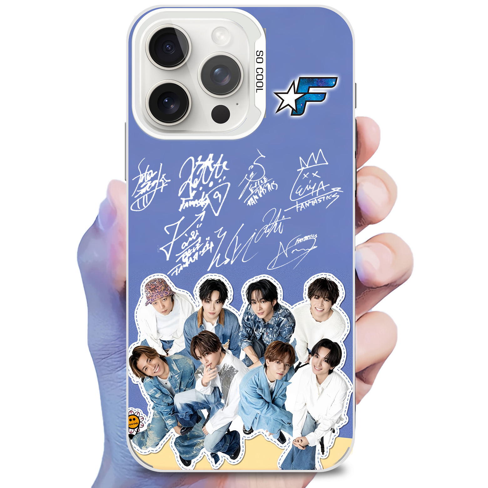 ミラースマホケース-赤【FANTASTICS/FANTIME】