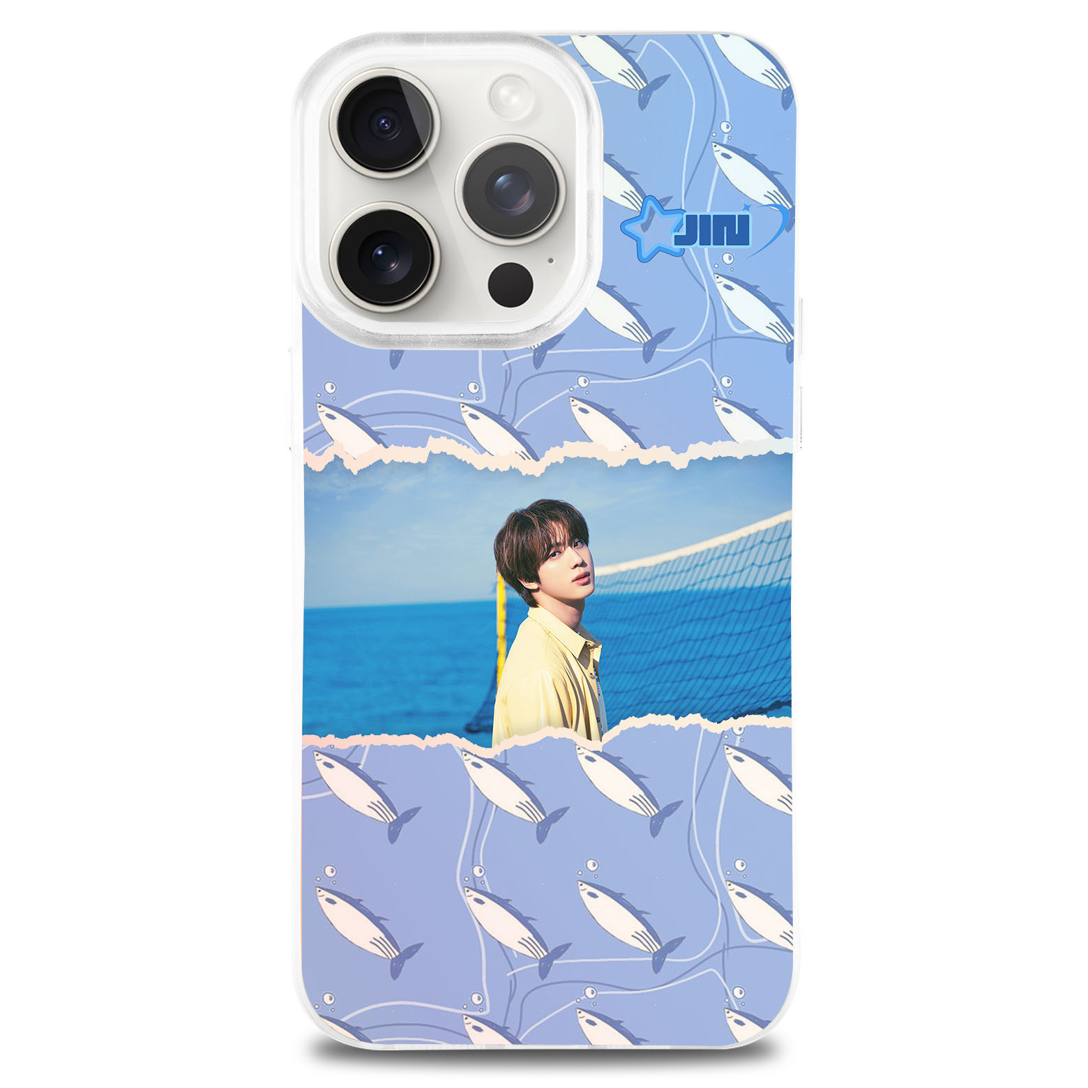 レーザーグラデーションスマートフォンケース【JIN/BTS】-YITOTO™推し活がもっと楽しくなる