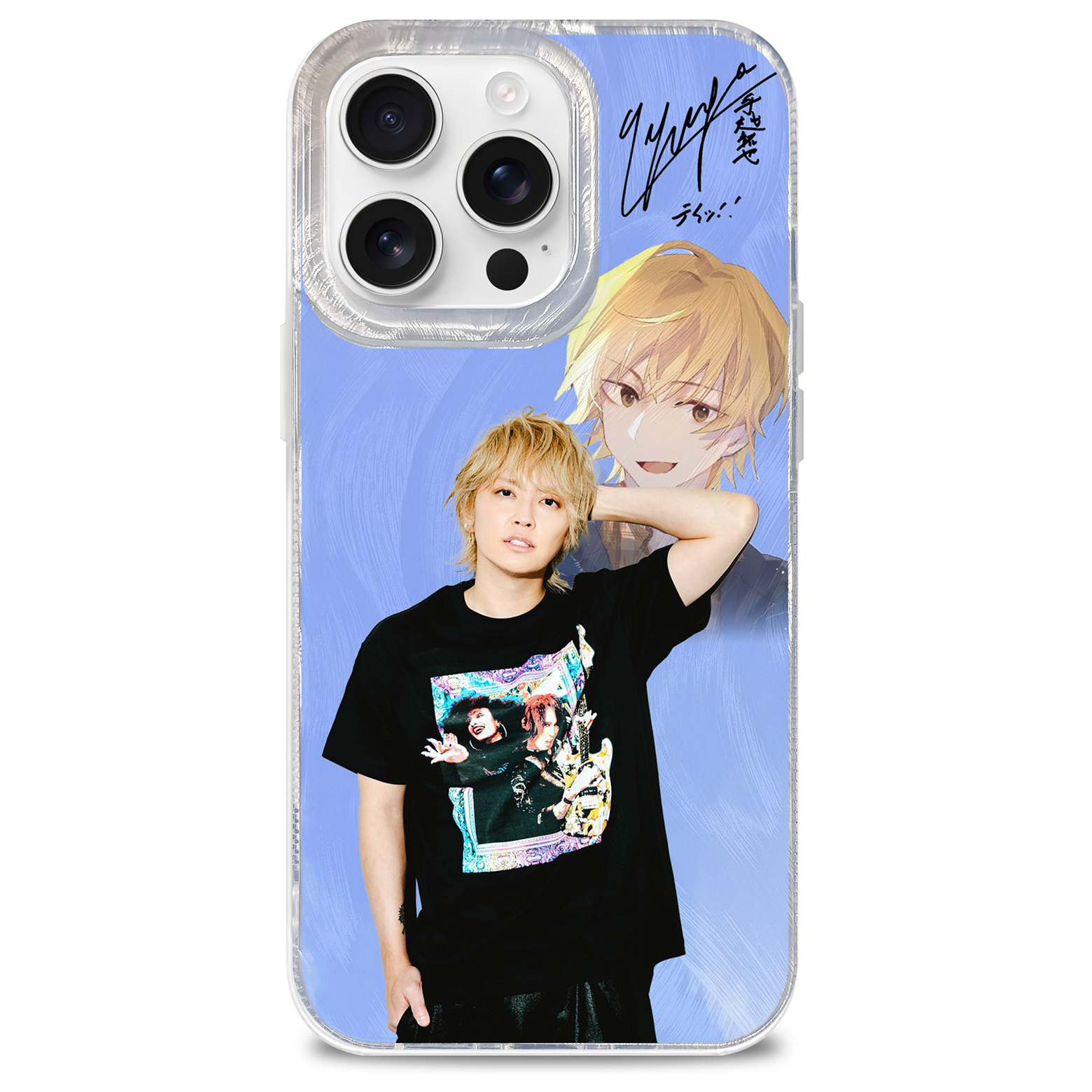 フェザーテクスチャーレーザーグラデーションスマートフォンケース【手越祐也】