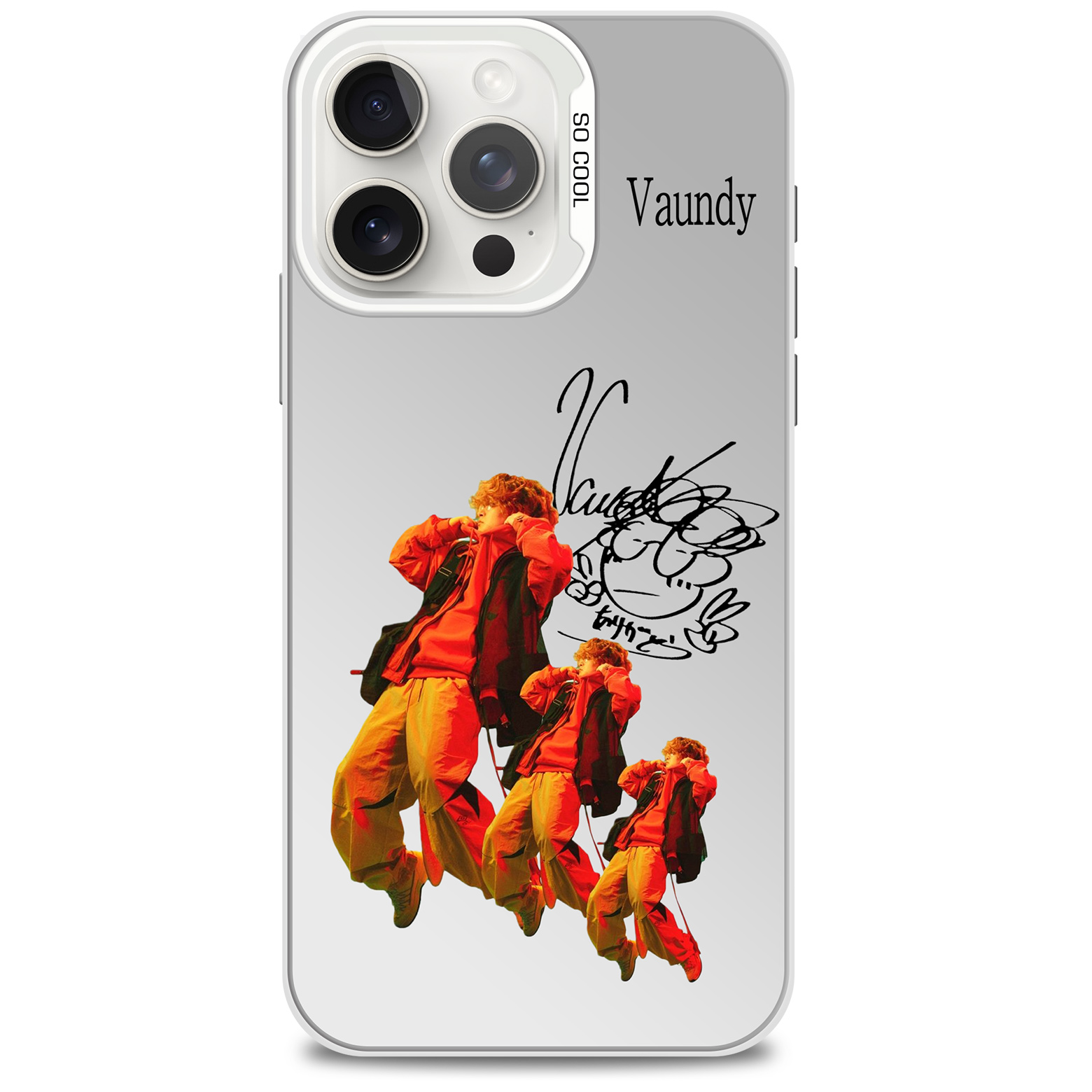 ミラースマホケース-赤【Vaundy/前前前世】