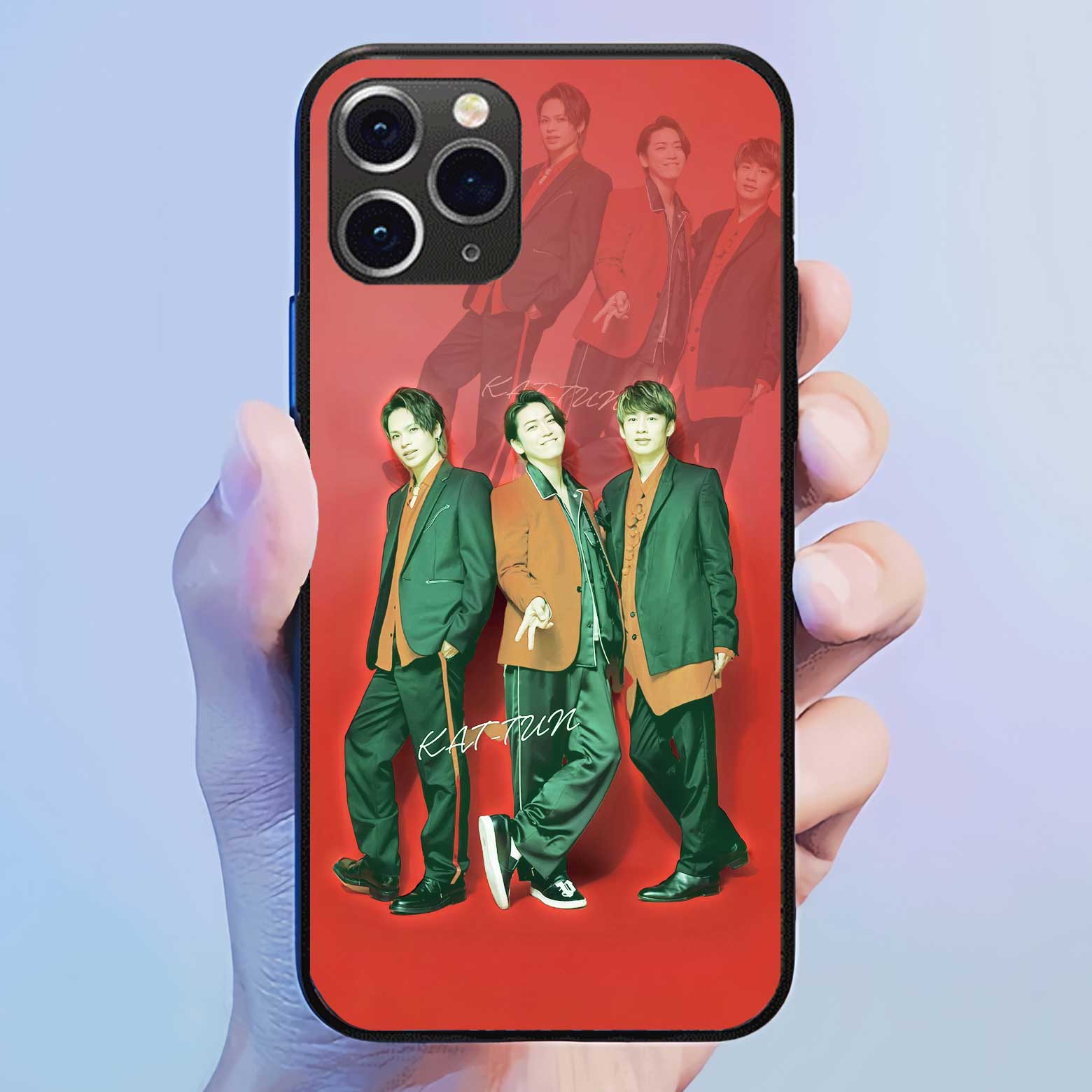 発光するスマートフォンケース 【KAT-TUN】2種類