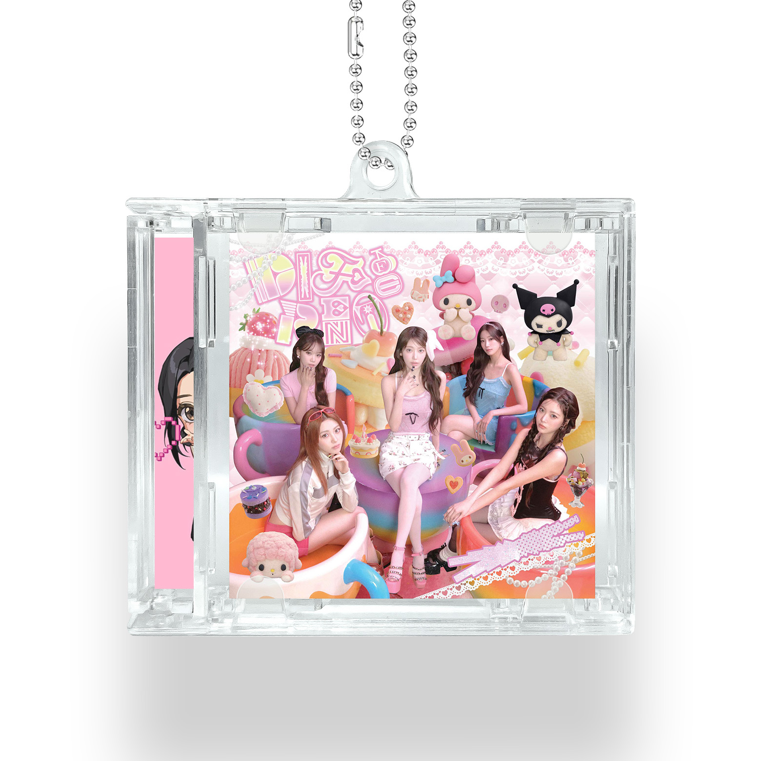 NFCミニCDキーリング【LE SSERAFIM/Different】-YITOTO™推し活がもっと楽しくなる