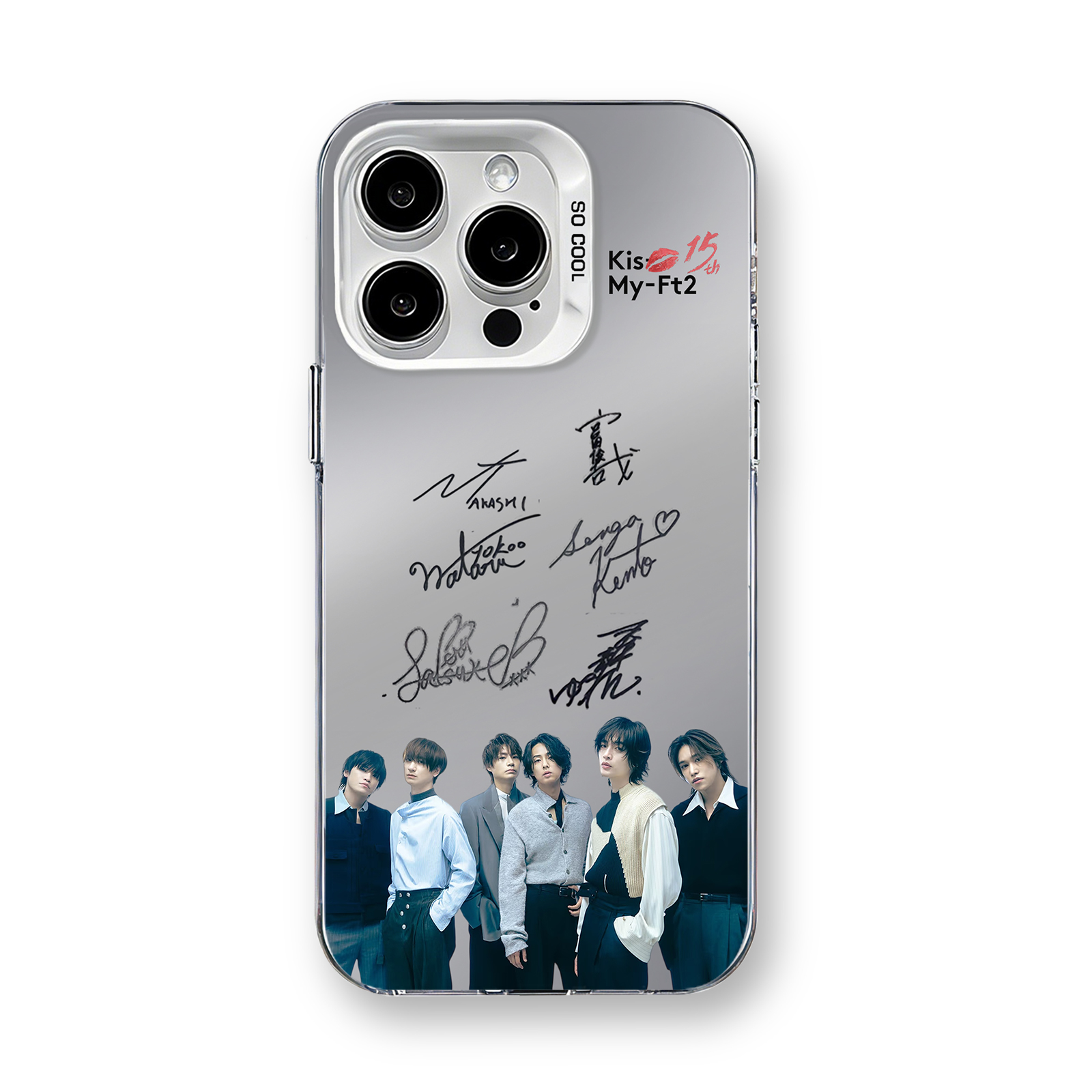 ミラースマホケース-銀【Kis-My-Ft2/Kis-My-Ft2 LIVE TOUR 2026】