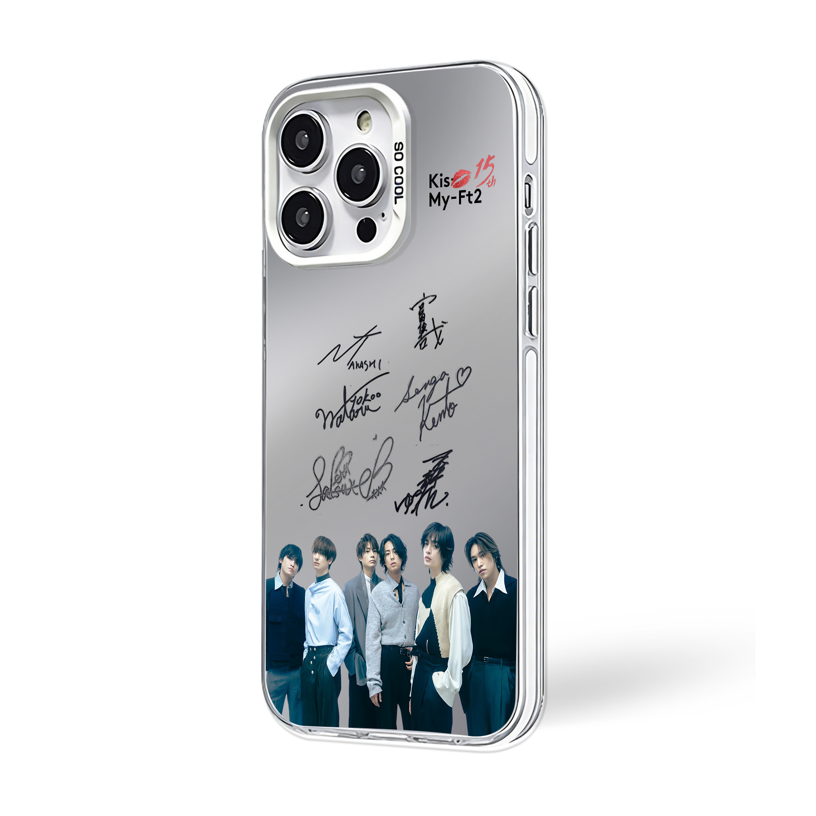 ミラースマホケース-銀【Kis-My-Ft2/Kis-My-Ft2 LIVE TOUR 2026】
