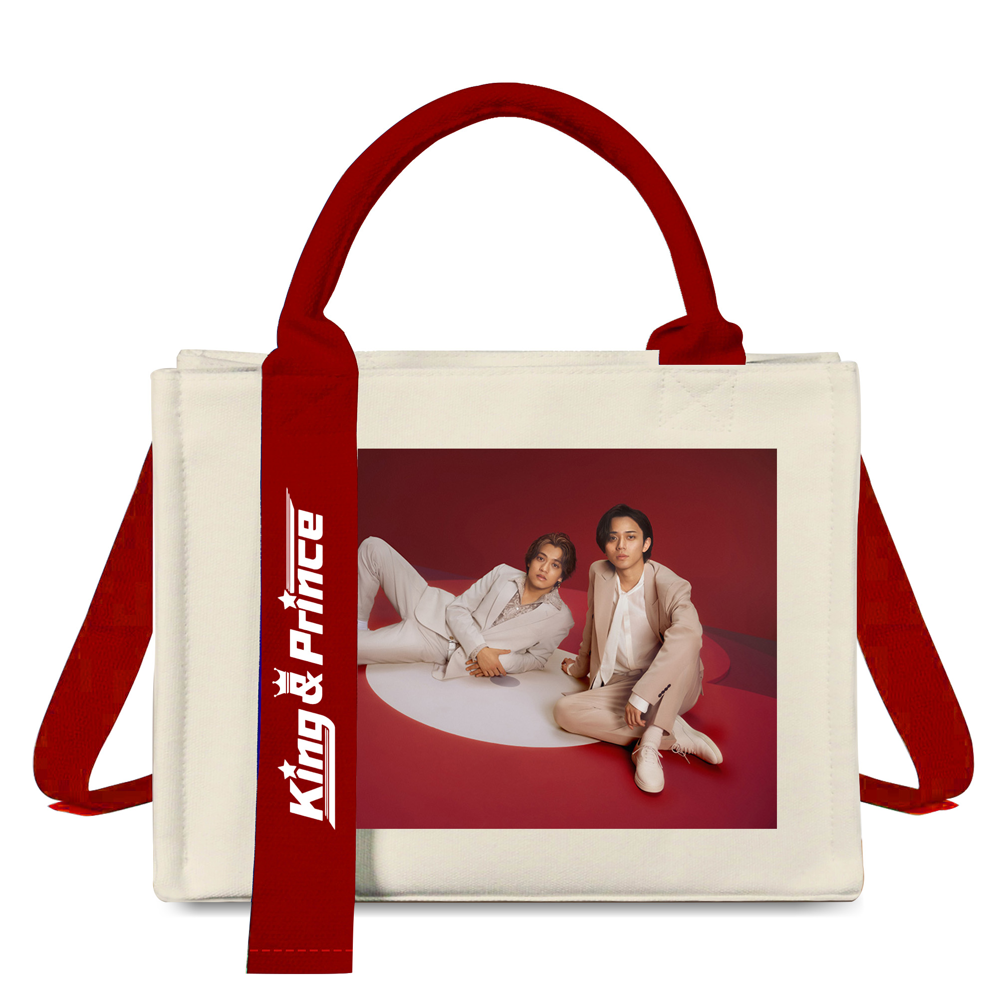 トートバッグキャンバスバッグ【KING&PRINCE】-YITOTO™推し活がもっと楽しくなる