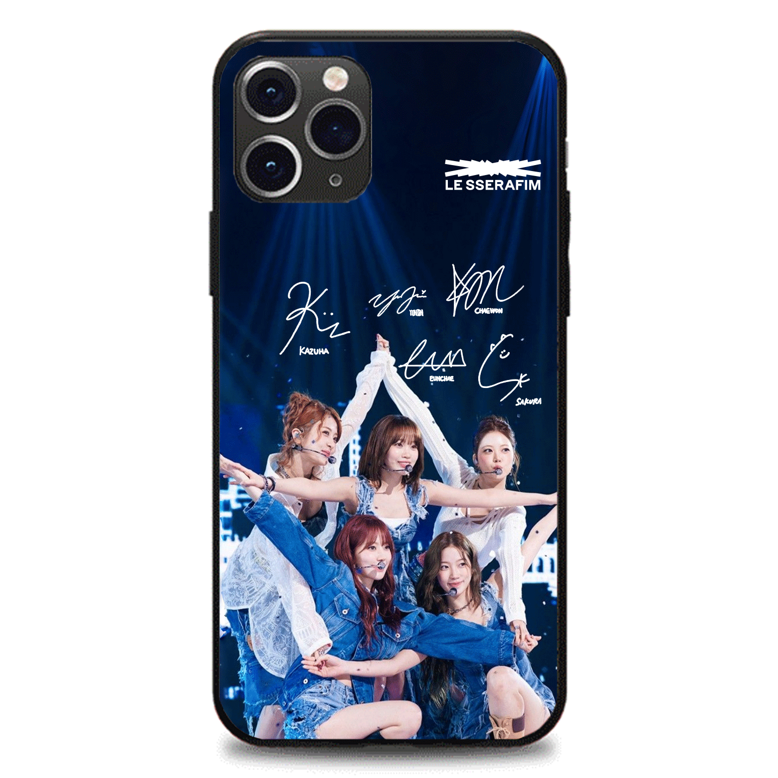 発光するスマートフォンケース 【LE SSERAFIM/DIFFERENT】