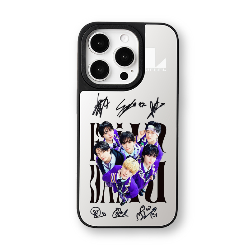 マットバンパー×ミラー スマホケース【Lienel/メロ・コレクション】