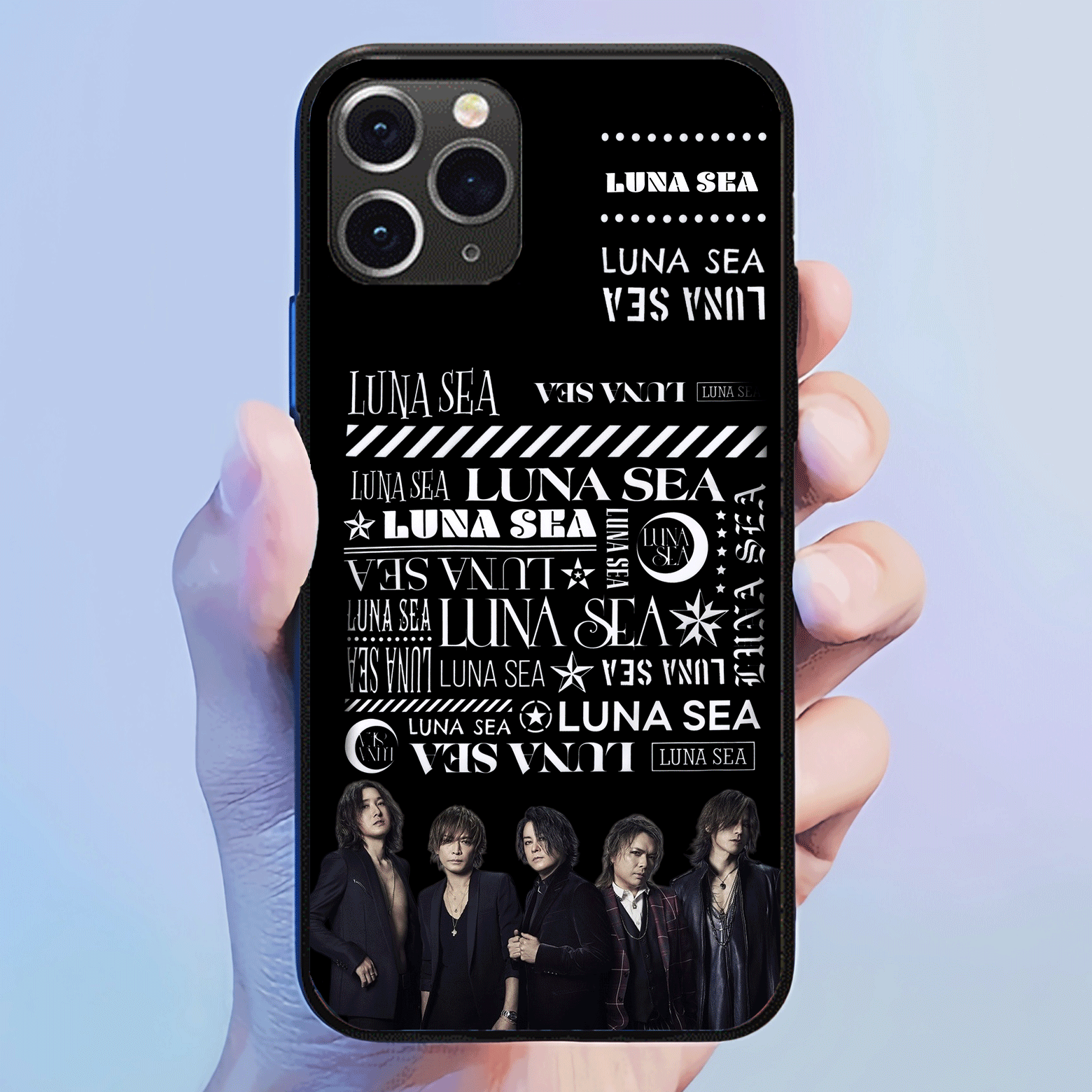 発光するスマートフォンケース 【LUNA SEA】