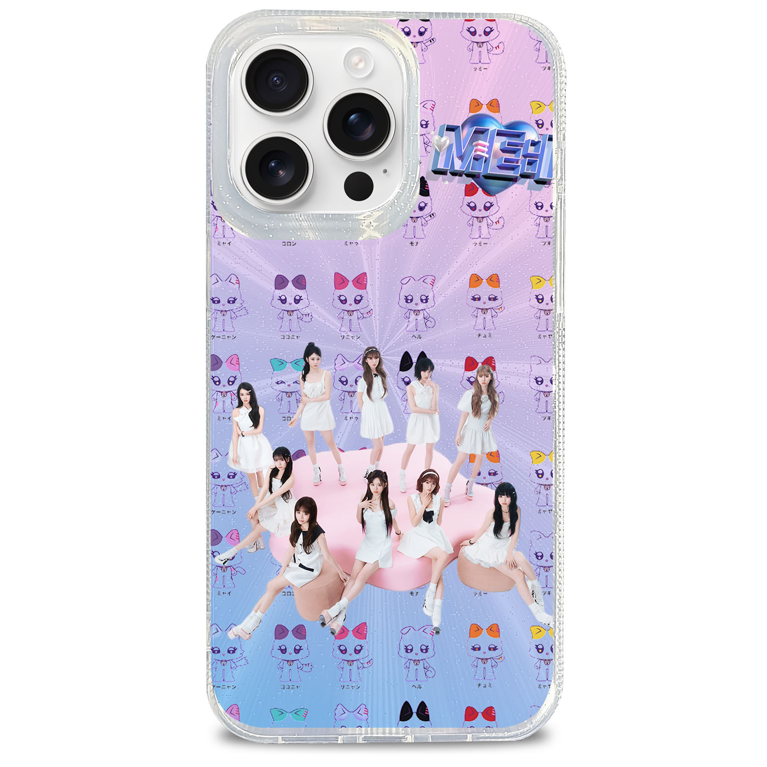 オーロラレーザーグラデーションスマートフォンケース【ME:I/MUSE】