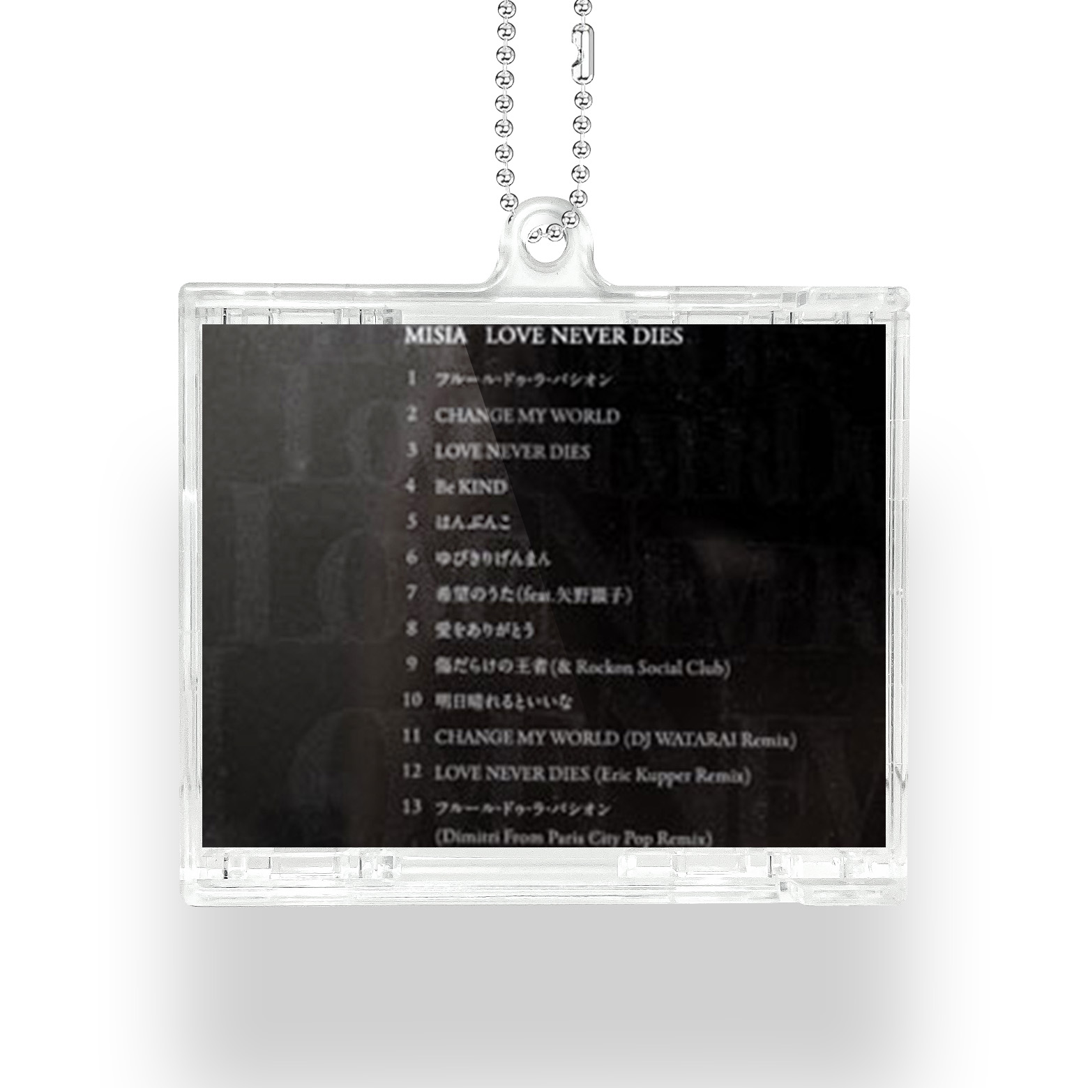 NFCミニCDキーリング【MISIA/LOVE NEVER DIES】-YITOTO™推し活がもっと楽しくなる