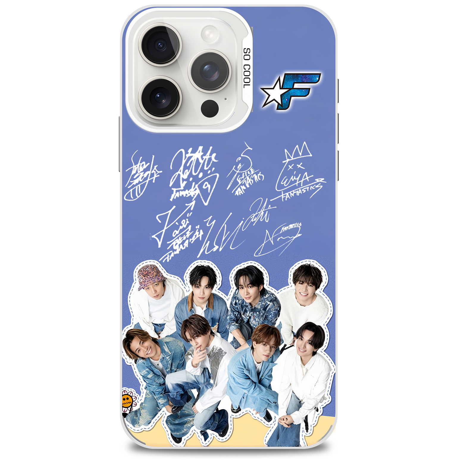 ミラースマホケース-赤【FANTASTICS/FANTIME】