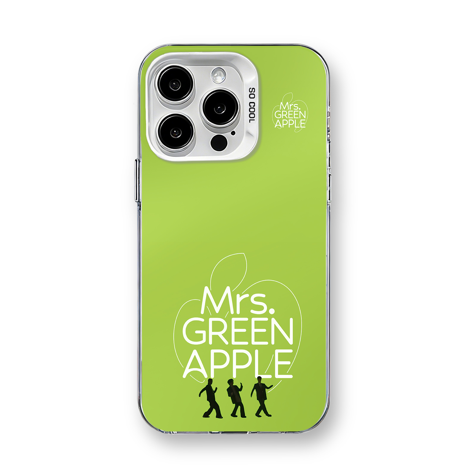 ミラースマホケース-銀【MrsGREENAPPLE】