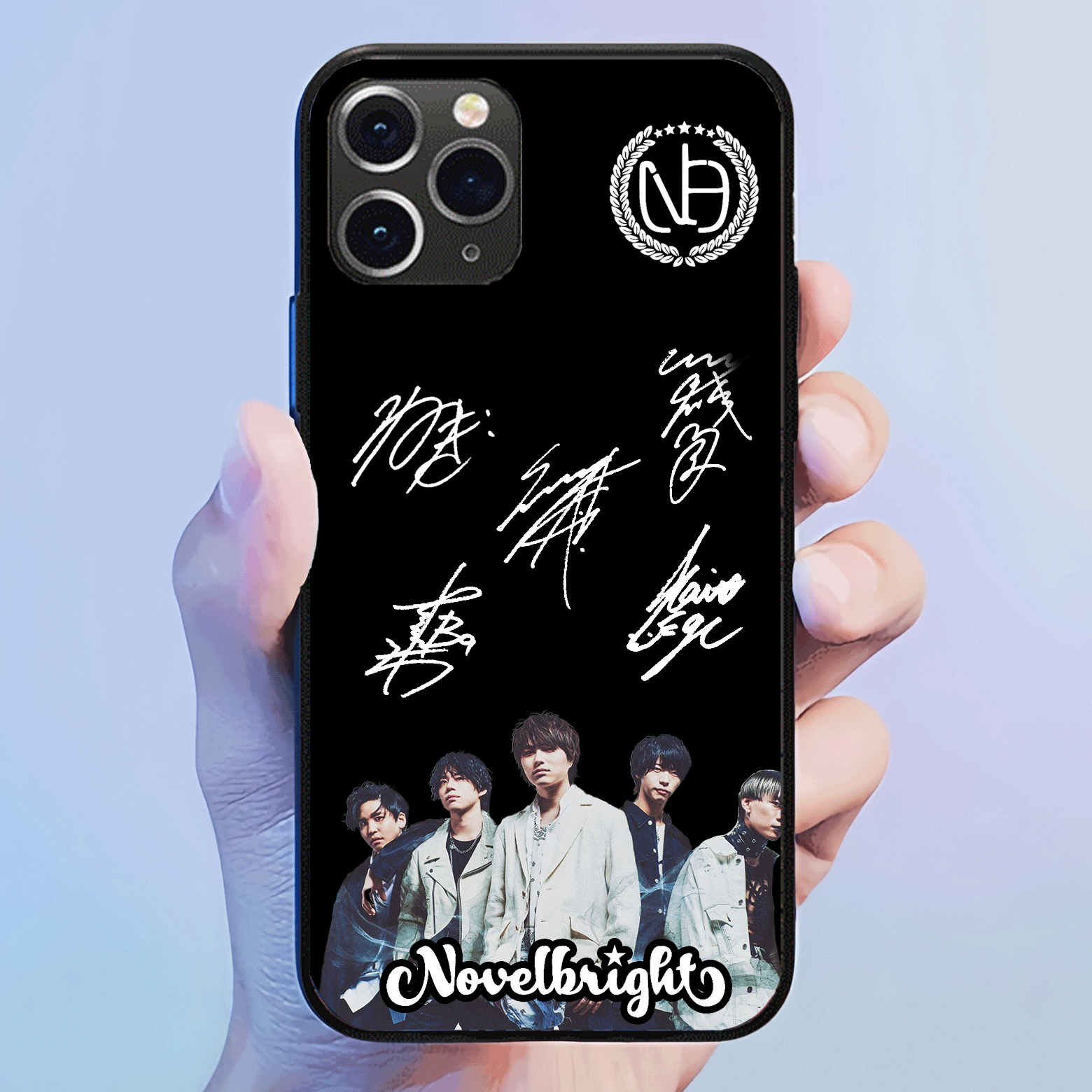 発光するスマートフォンケース 【Novelbright/Call me】