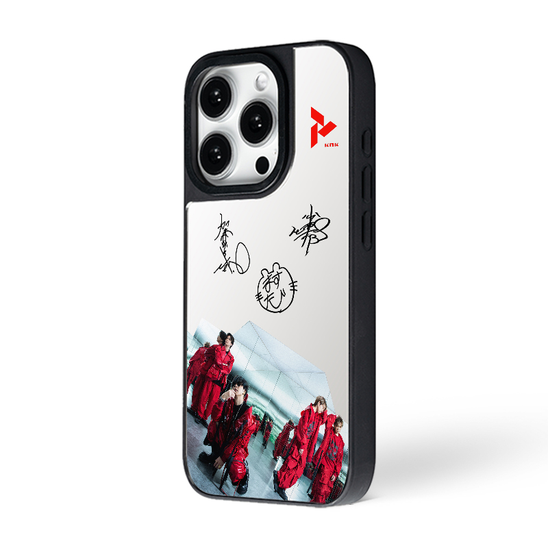 マットバンパー×ミラー スマホケース【NEWS/KMK】