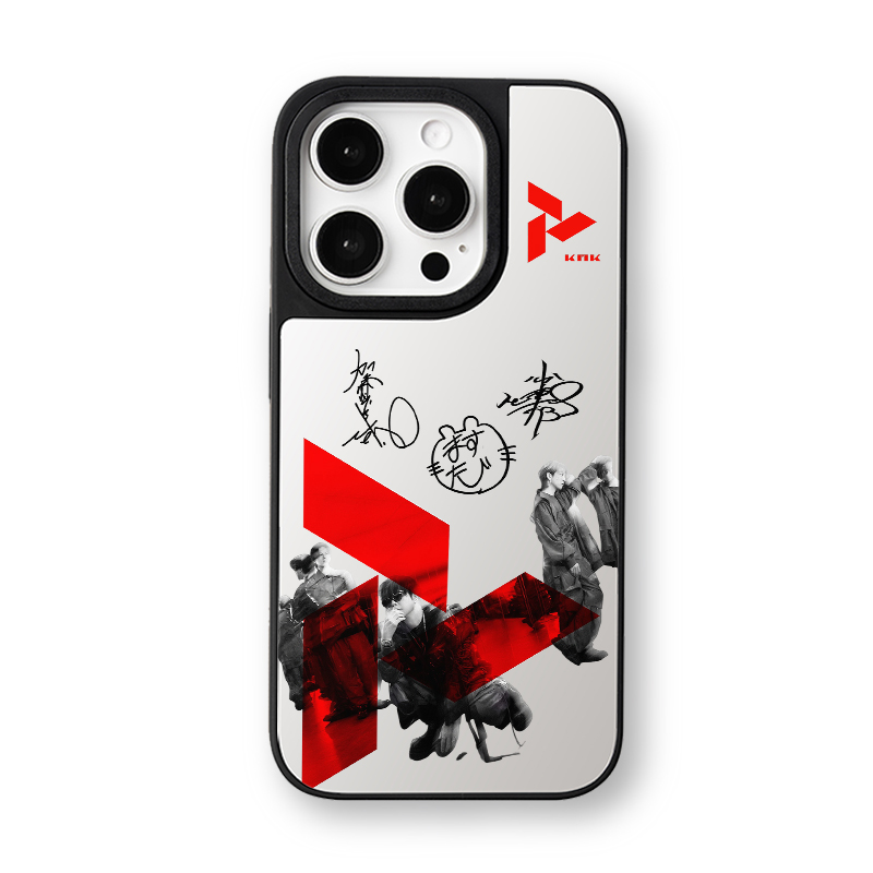 マットバンパー×ミラー スマホケース【NEWS/KMK】-B