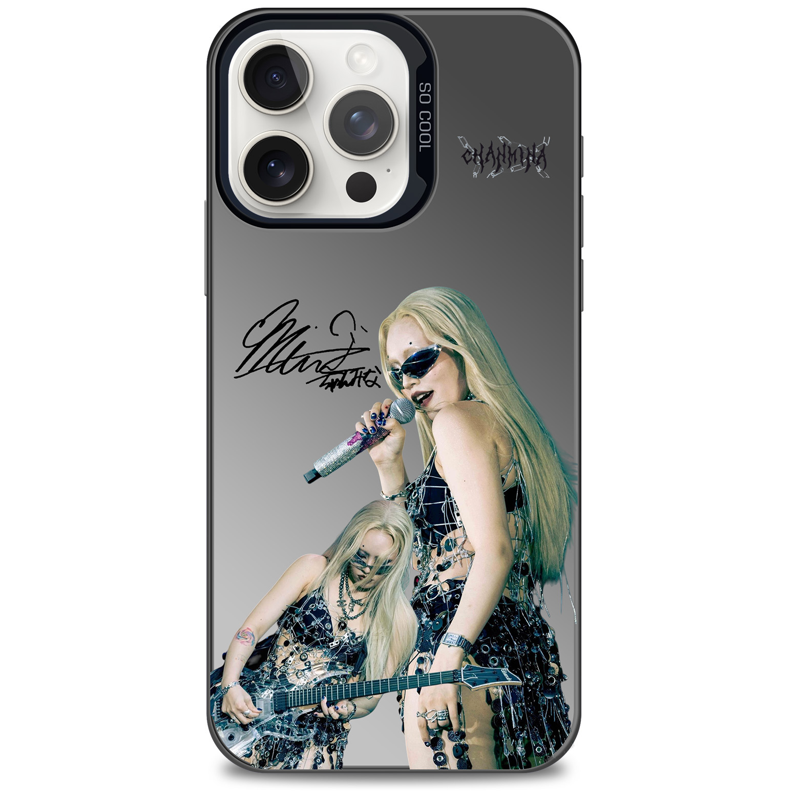 ミラースマホケース-黒【ちゃんみな/Summer Sonic 2025】