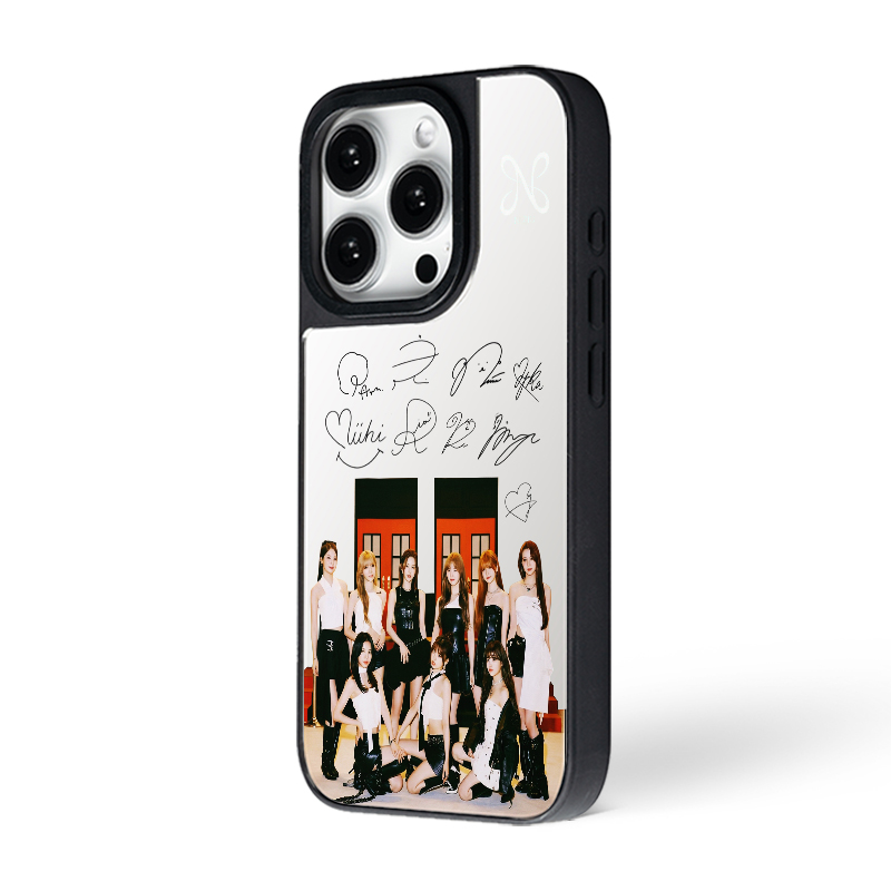 マットバンパー×ミラー スマホケース【NiziU/GOOD GIRL BUT NOT FOR YOU】