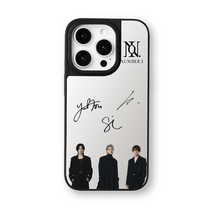 マットバンパー×ミラー スマホケース【Number_i/3XL】-B