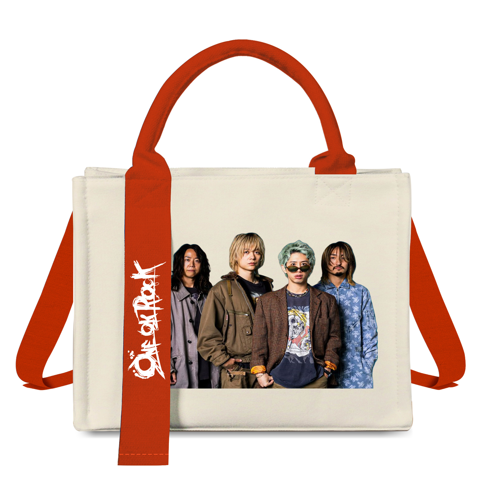 トートバッグキャンバスバッグ【ONE OK ROCK】-YITOTO™推し活がもっと楽しくなる