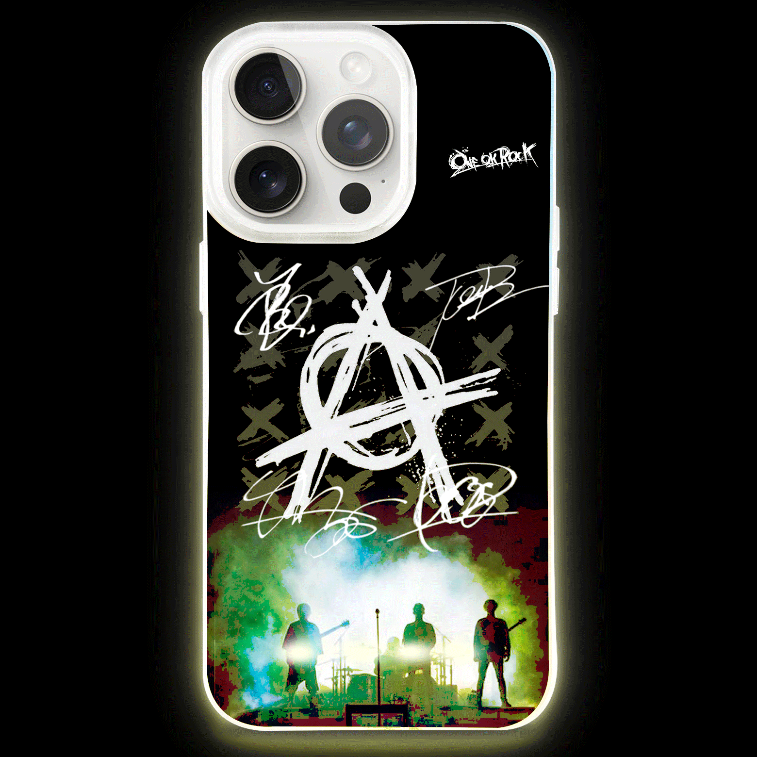 ボトム発光デザイン スマホケース【ONE OK ROCK】