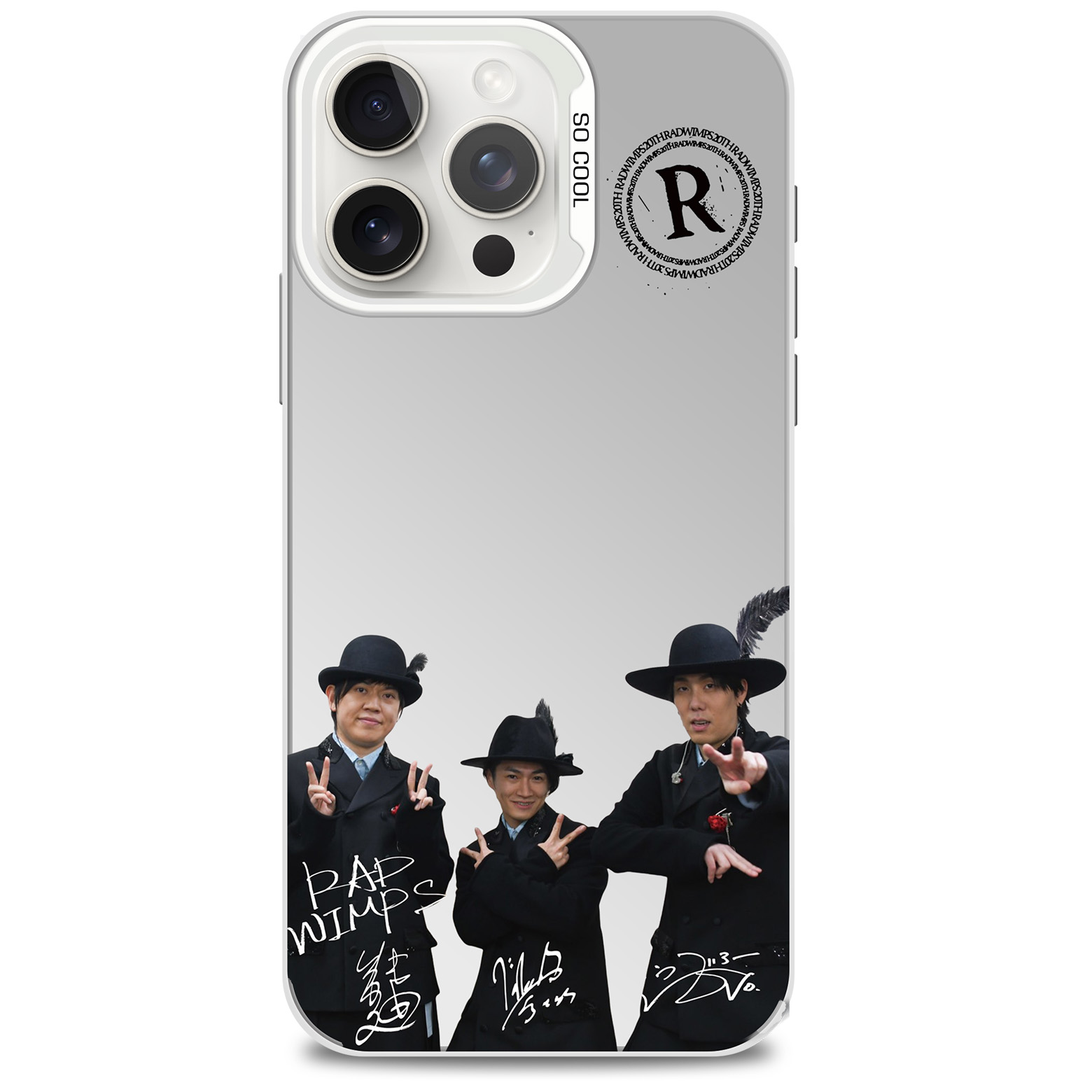 レーザーグラデーションスマートフォンケース-銀【RADWIMPS/アルトコロニーの定理】-YITOTO™推し活がもっと楽しくなる