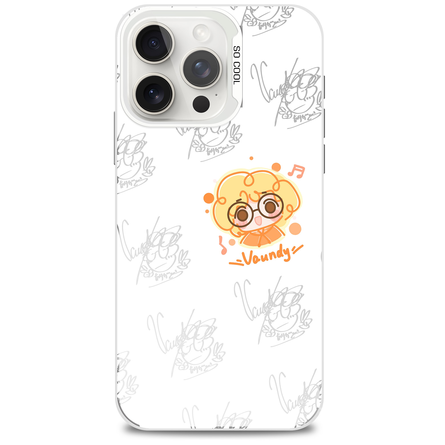 レーザーグラデーションスマートフォンケース-銀【Vaundy】-B-YITOTO™推し活がもっと楽しくなる