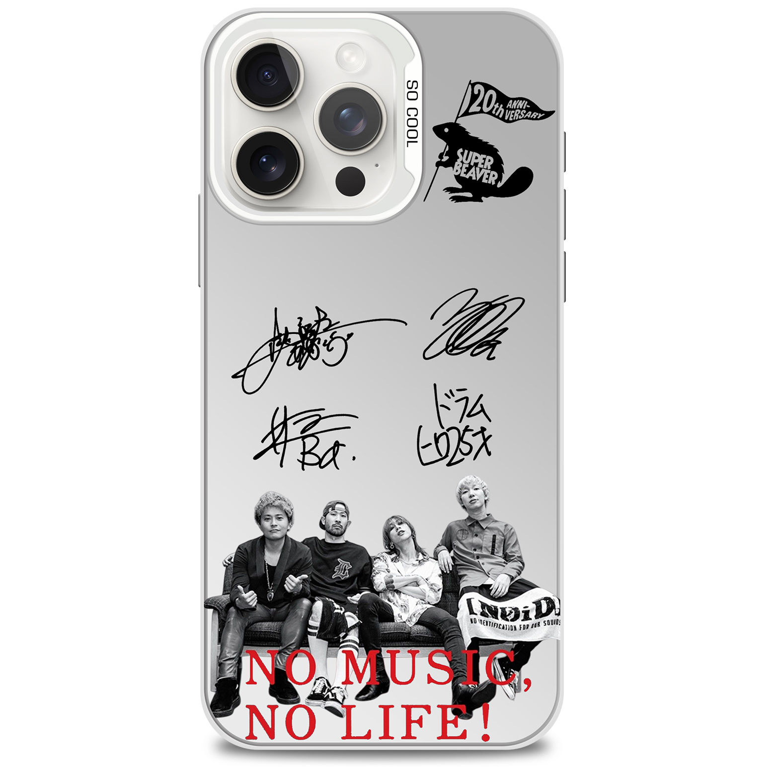 ミラースマホケース-銀【SUPER BEAVER/Acoustic Album 1】