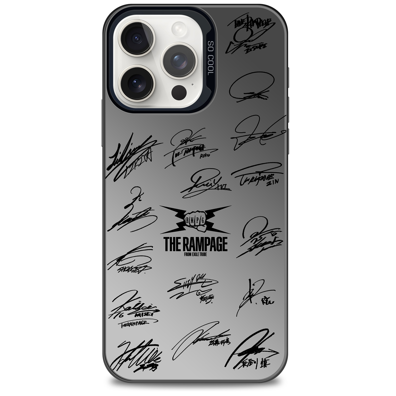 レーザーグラデーションスマートフォンケース-黒【THE RAMPAGE from EXILE TRIBE/自由への大脱走 ～Running Running Running～】