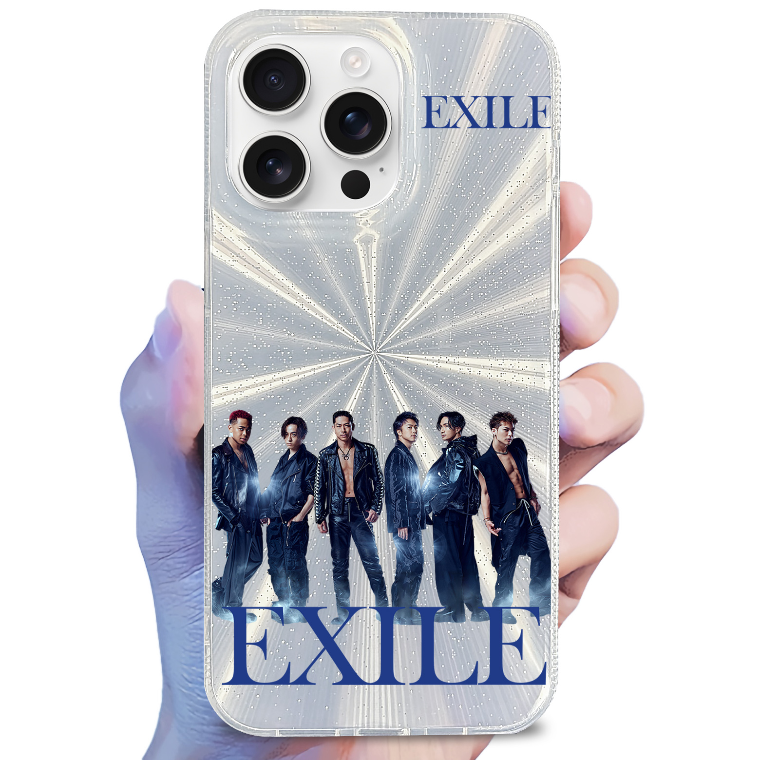 オーロラレーザーグラデーションスマートフォンケース【EXILE】