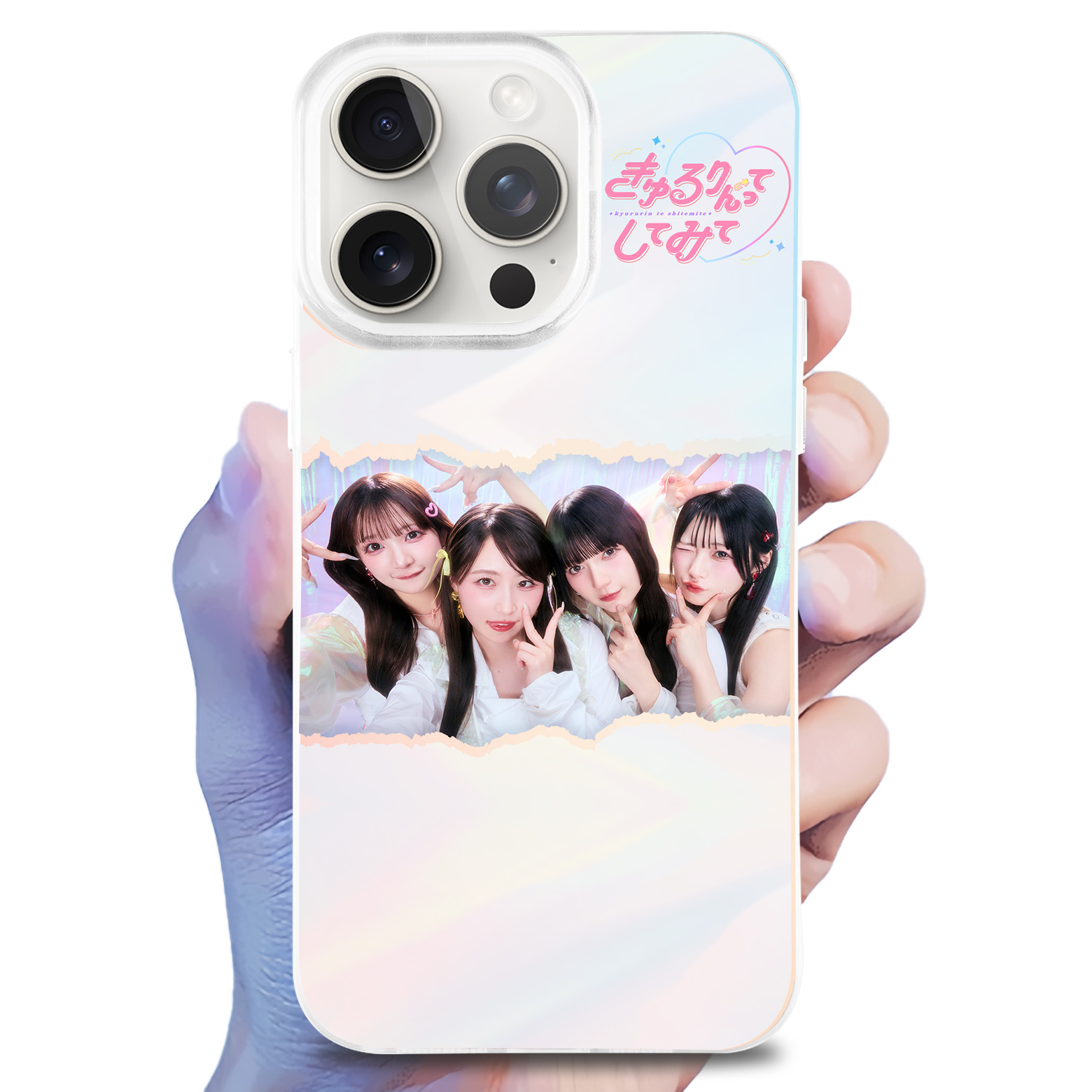 ミラースマホケース【きゅるりんってしてみて/Special♡Spell】