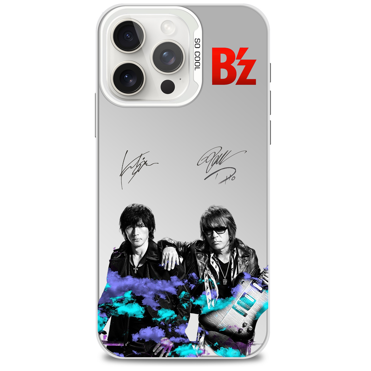 スターリング　直筆サインスマホケース ミラースマホケース-銀【B'z/Heaven Knows】-YITOTO – YITOTO™推し活を