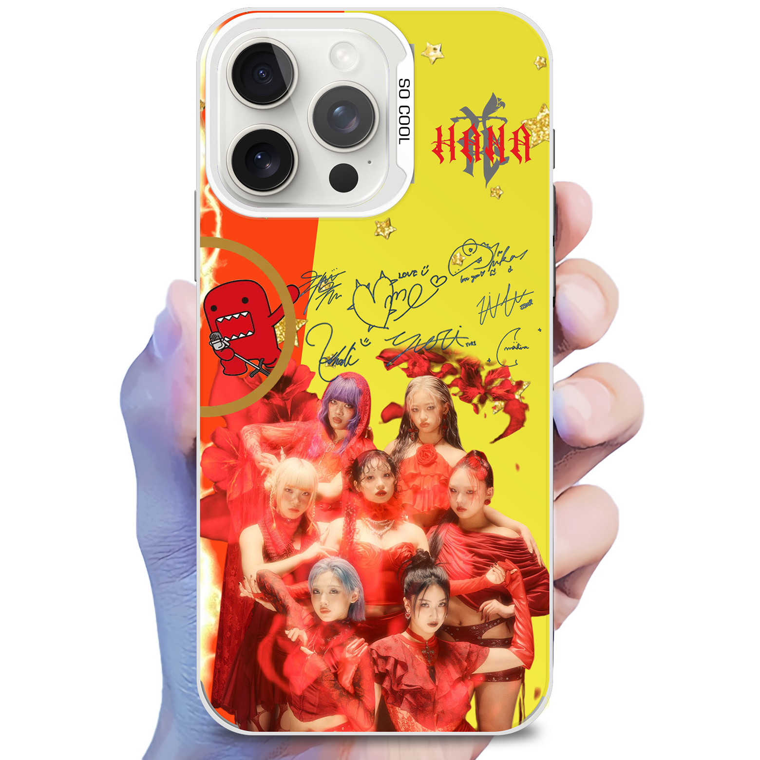 ミラースマホケース-銀【HANA/紅白歌合戦】