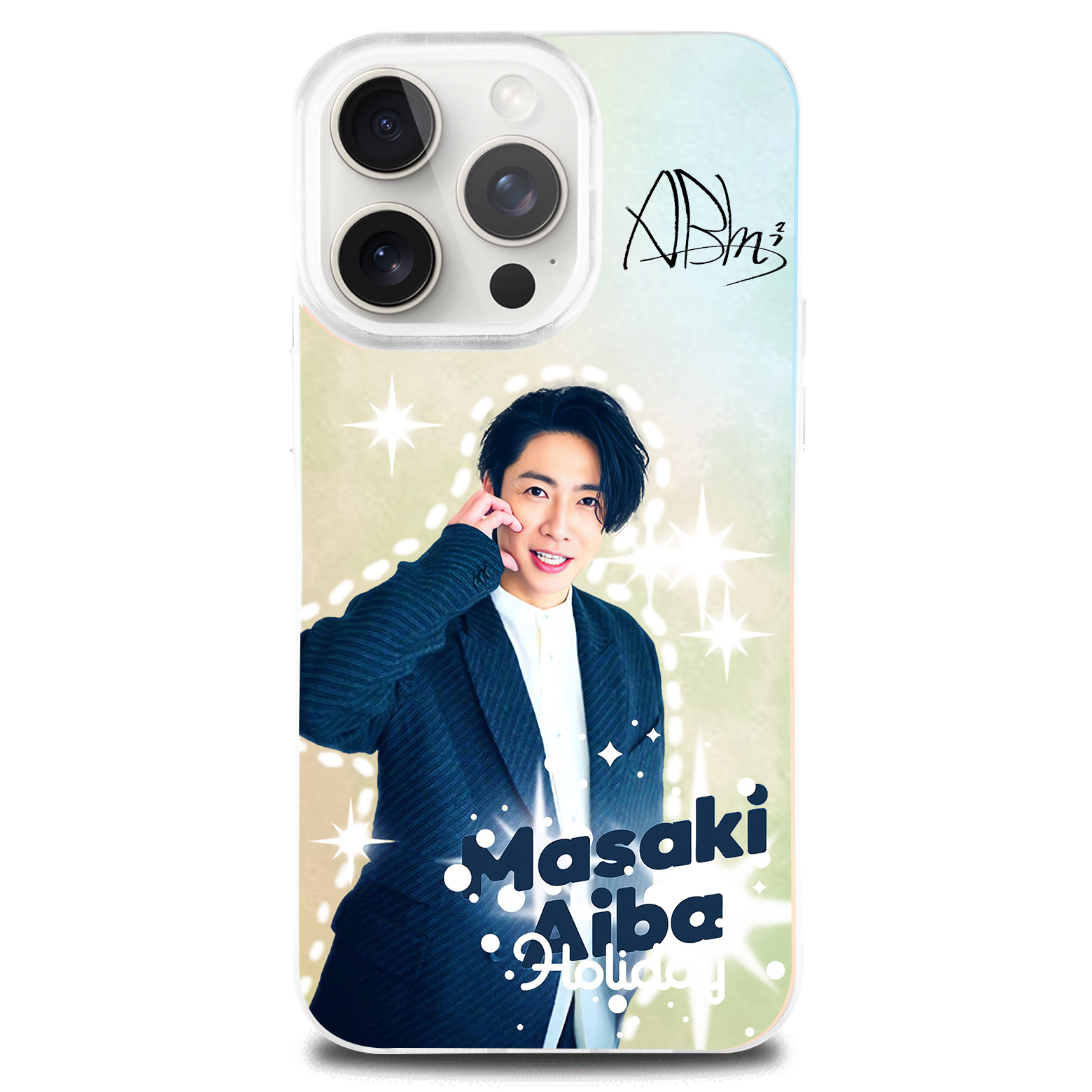 レーザーグラデーションスマートフォンケース【相葉雅紀/嵐ARASHI】