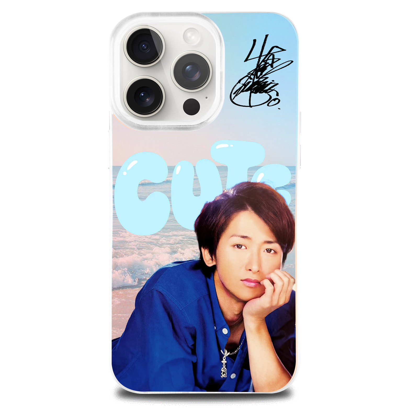 レーザーグラデーションスマートフォンケース【大野智/嵐ARASHI】