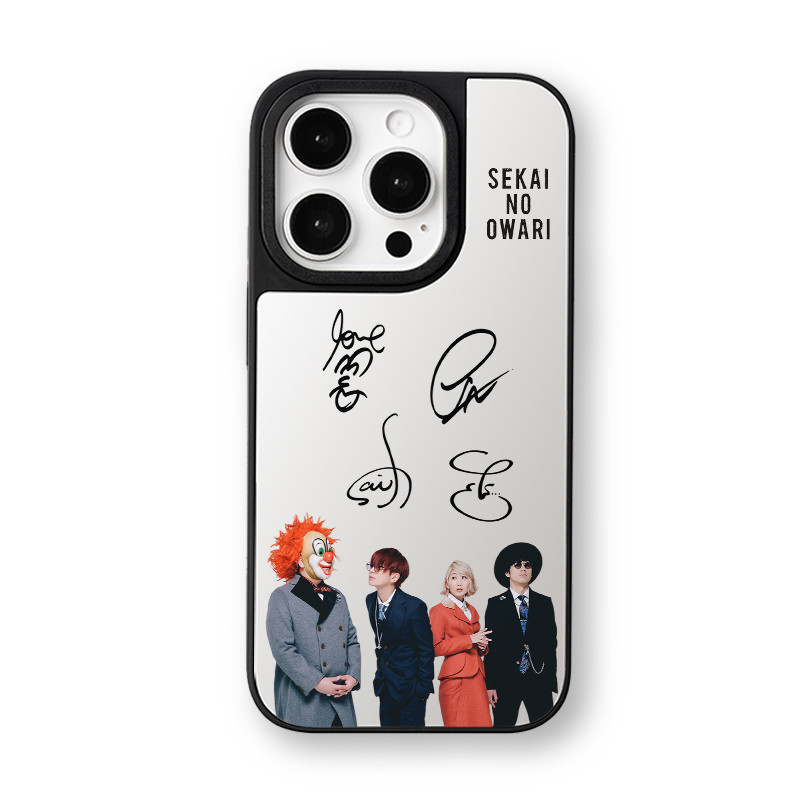 マットバンパー×ミラー スマホケース【SEKAI NO OWARI /眠り姫】-B