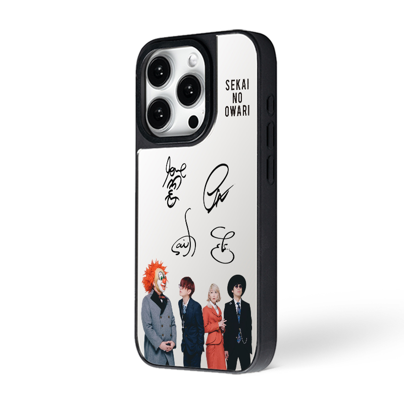マットバンパー×ミラー スマホケース【SEKAI NO OWARI /眠り姫】-B