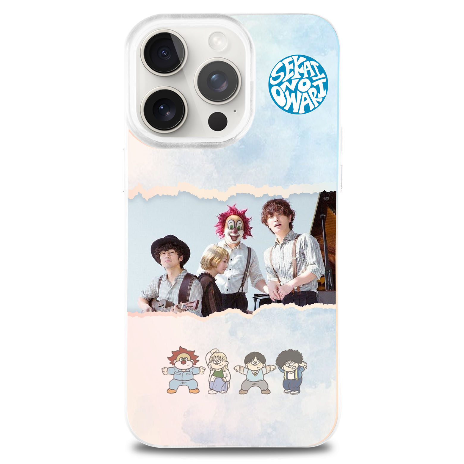 レーザーグラデーションスマートフォンケース【‌SEKAI NO OWARI】-YITOTO™推し活がもっと楽しくなる
