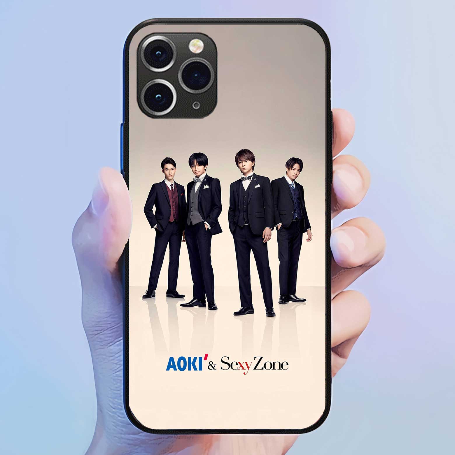 発光するスマートフォンケース 【SexyZone】2種類