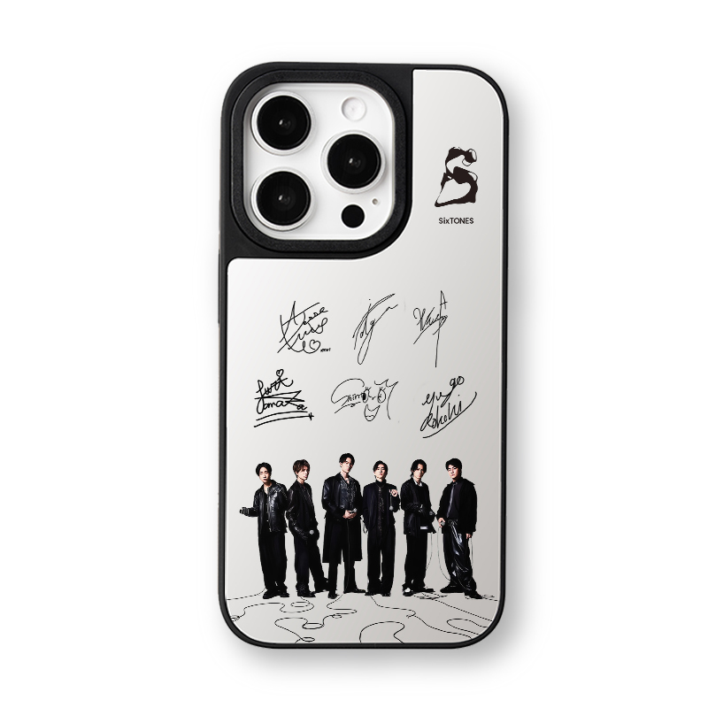 マットバンパー×ミラー スマホケース【SixTONES/MILESixTONES】-B