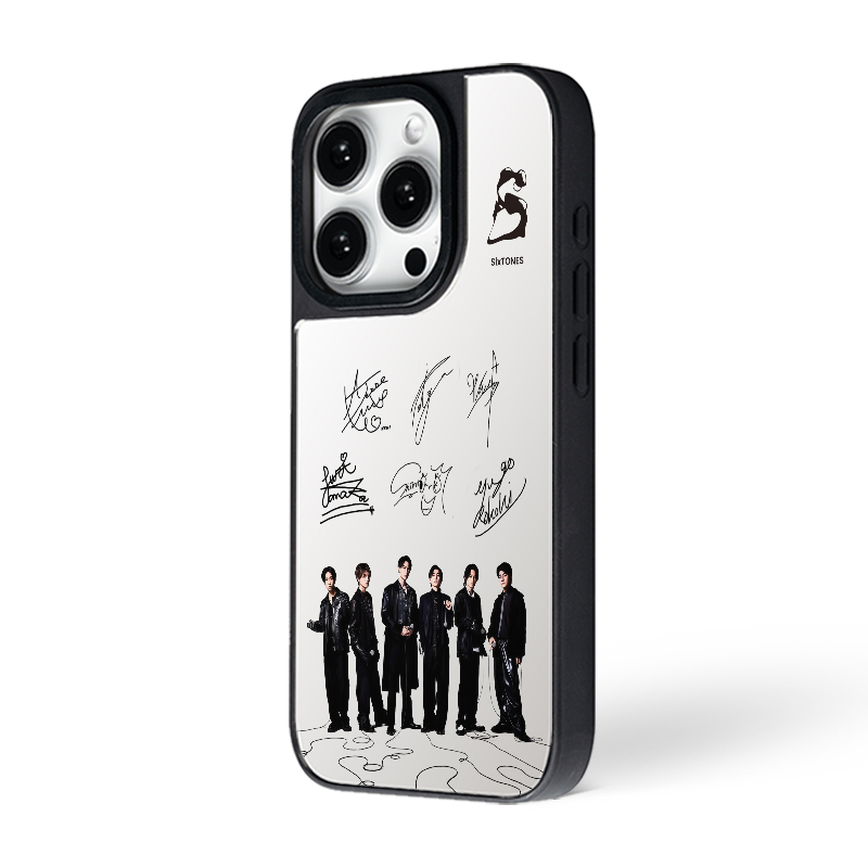 マットバンパー×ミラー スマホケース【SixTONES/MILESixTONES】-B